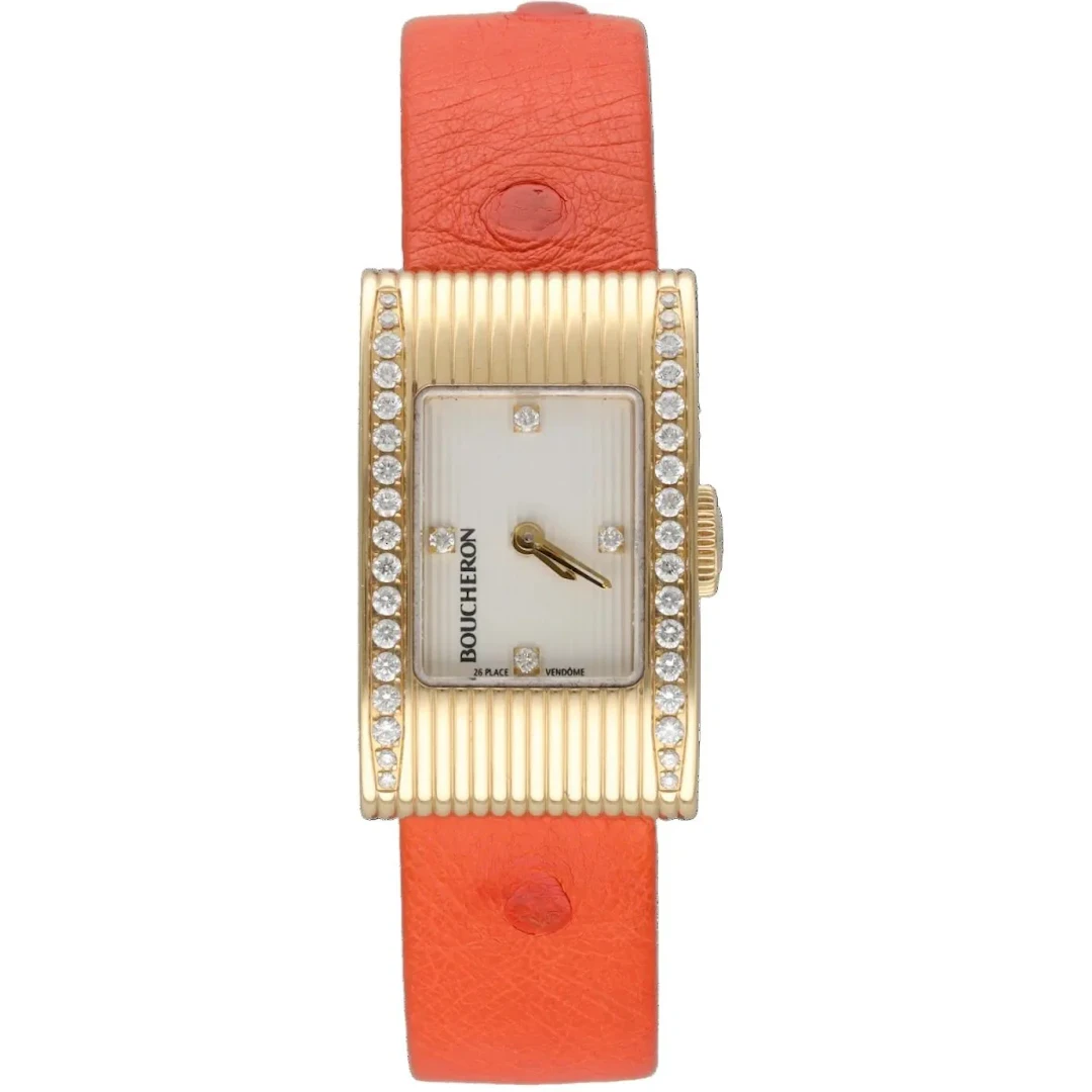 Watch BOUCHERON "Reflet Dame" in yellow gold and diamonds