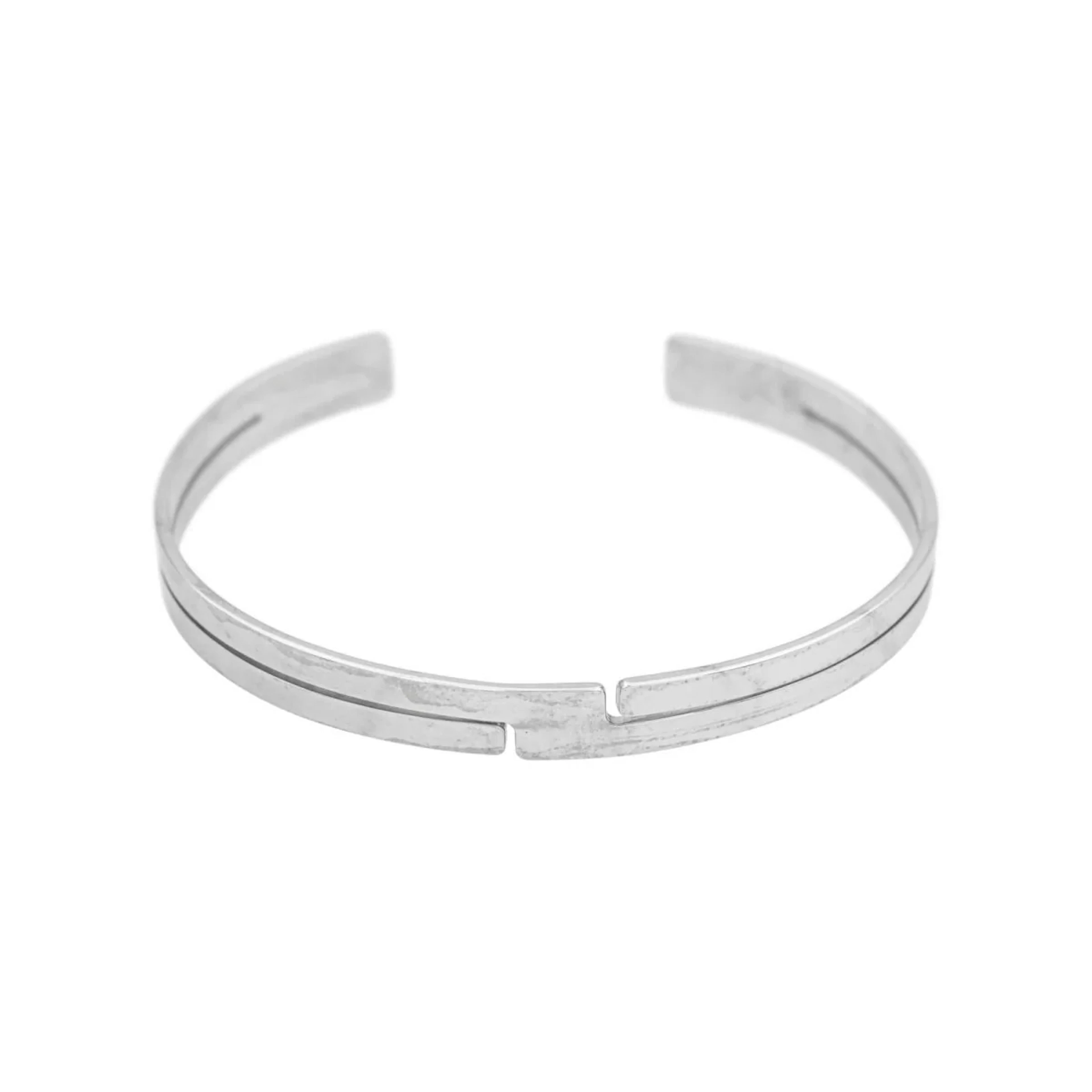 Dinh Van Bracelet Seventies White gold
