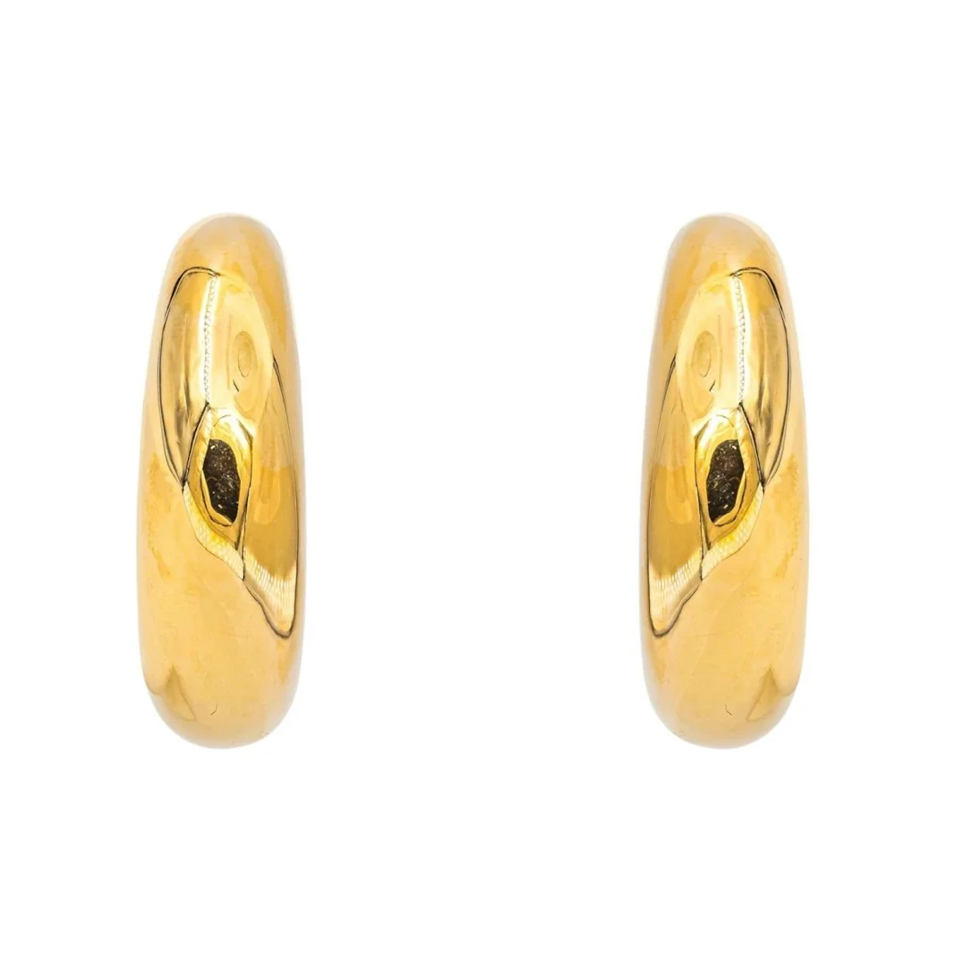 Chaumet Hoop Earrings Yellow gold