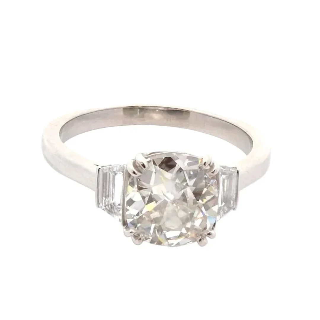 Platinum and Diamond Trilogy Ring