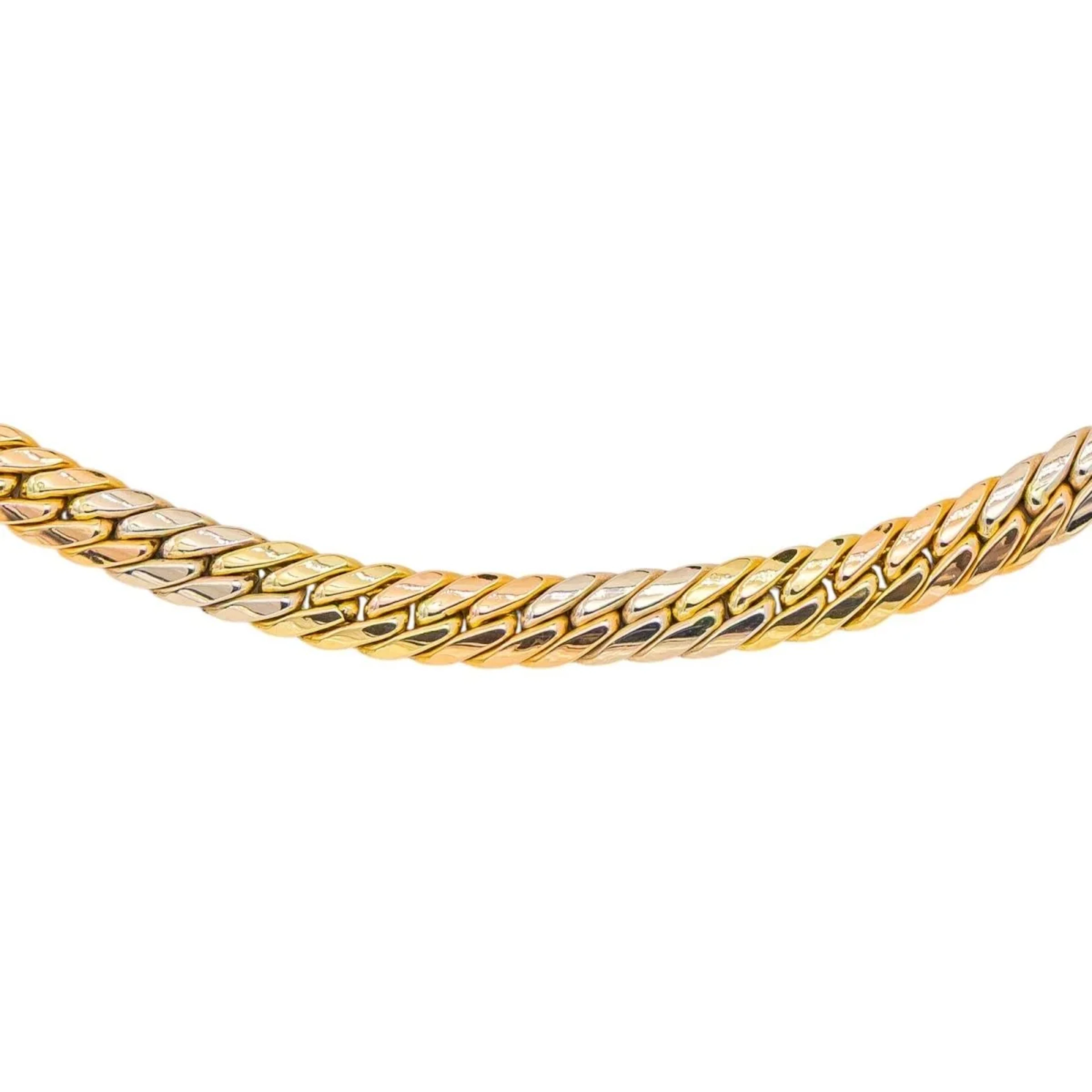Yellow Gold English Link Necklace