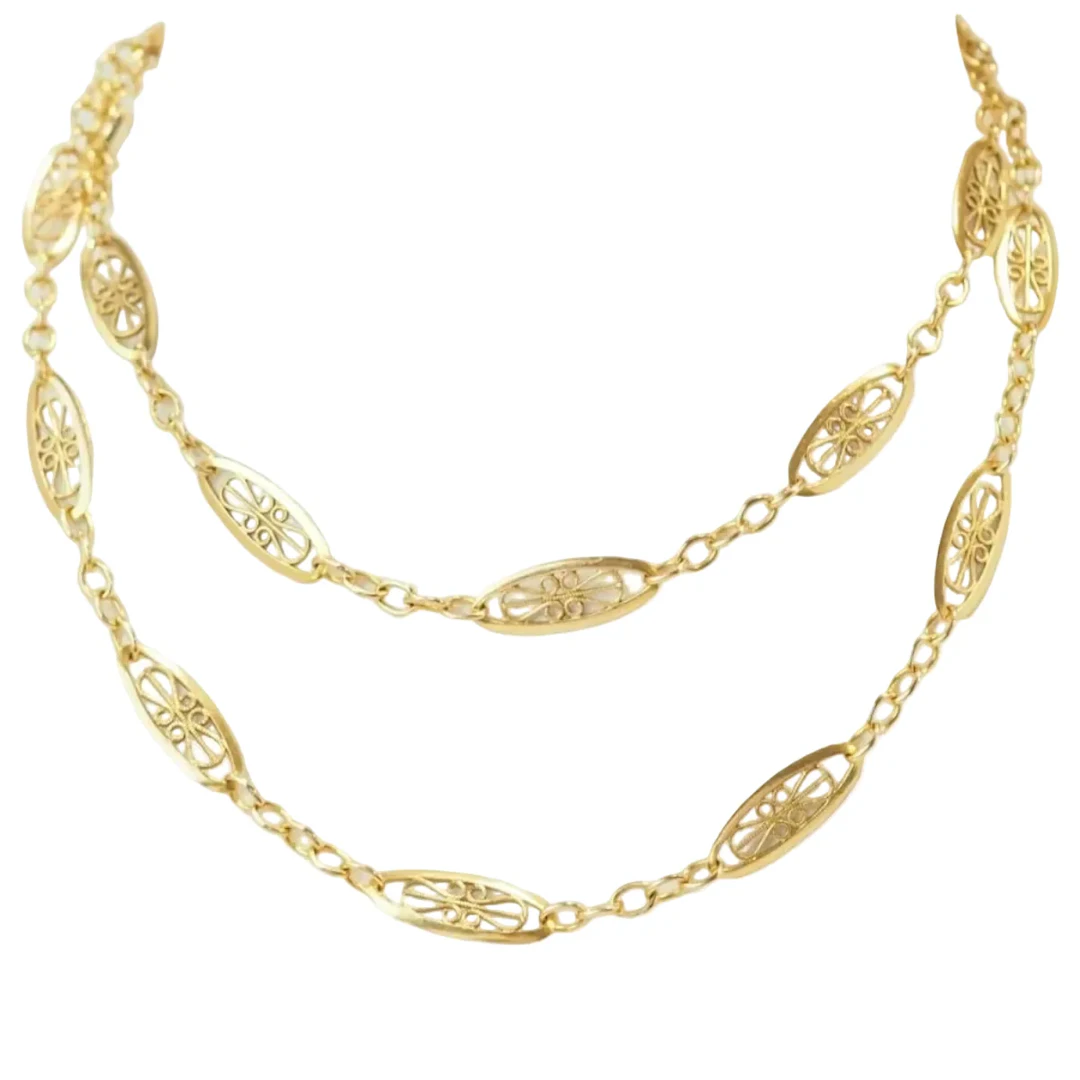 Yellow gold Long necklace Necklaces