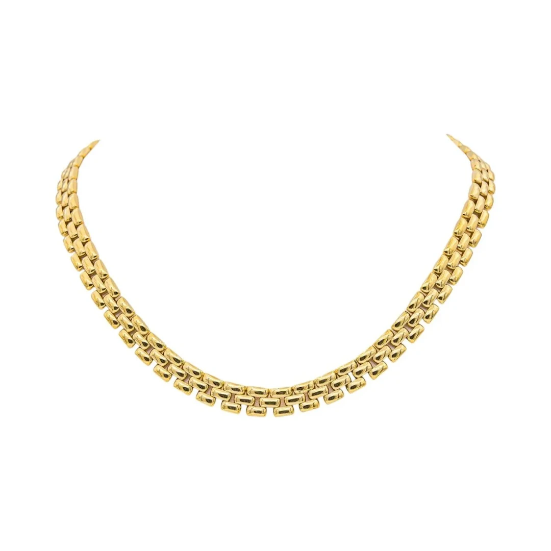 Maille necklace in yellow gold