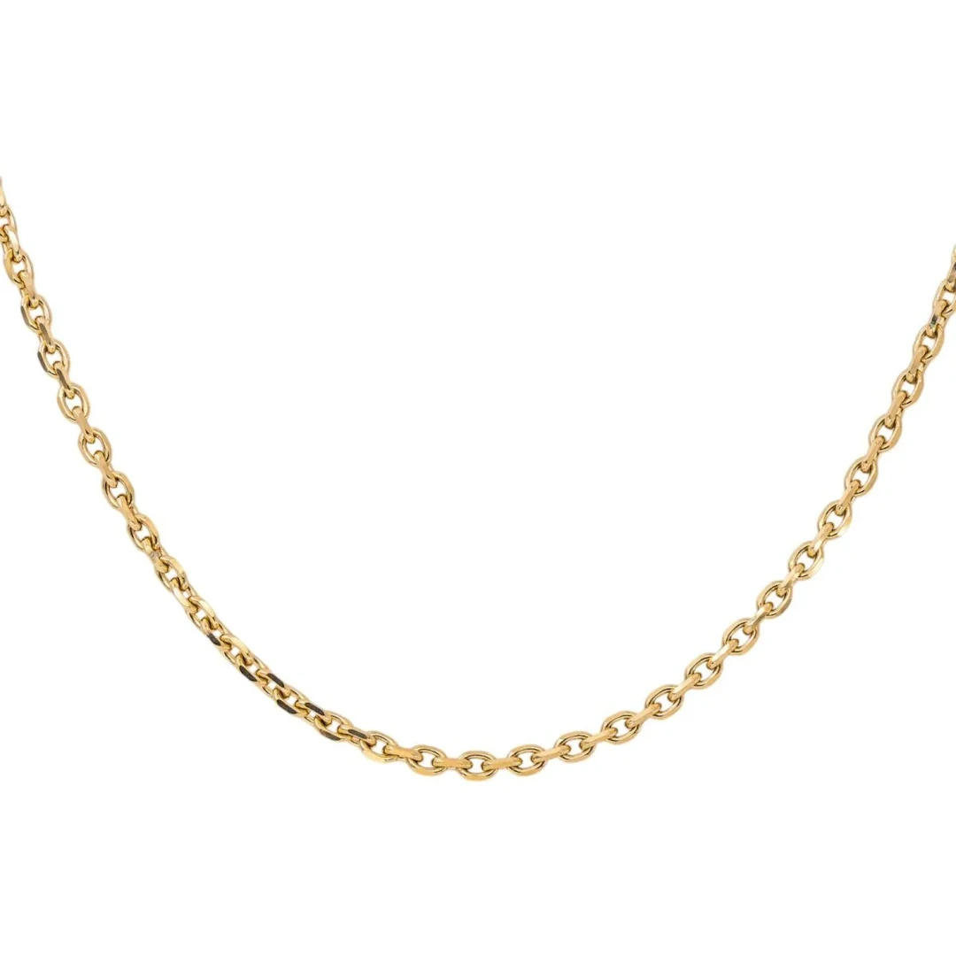 Yellow Gold Forçat Link Necklace