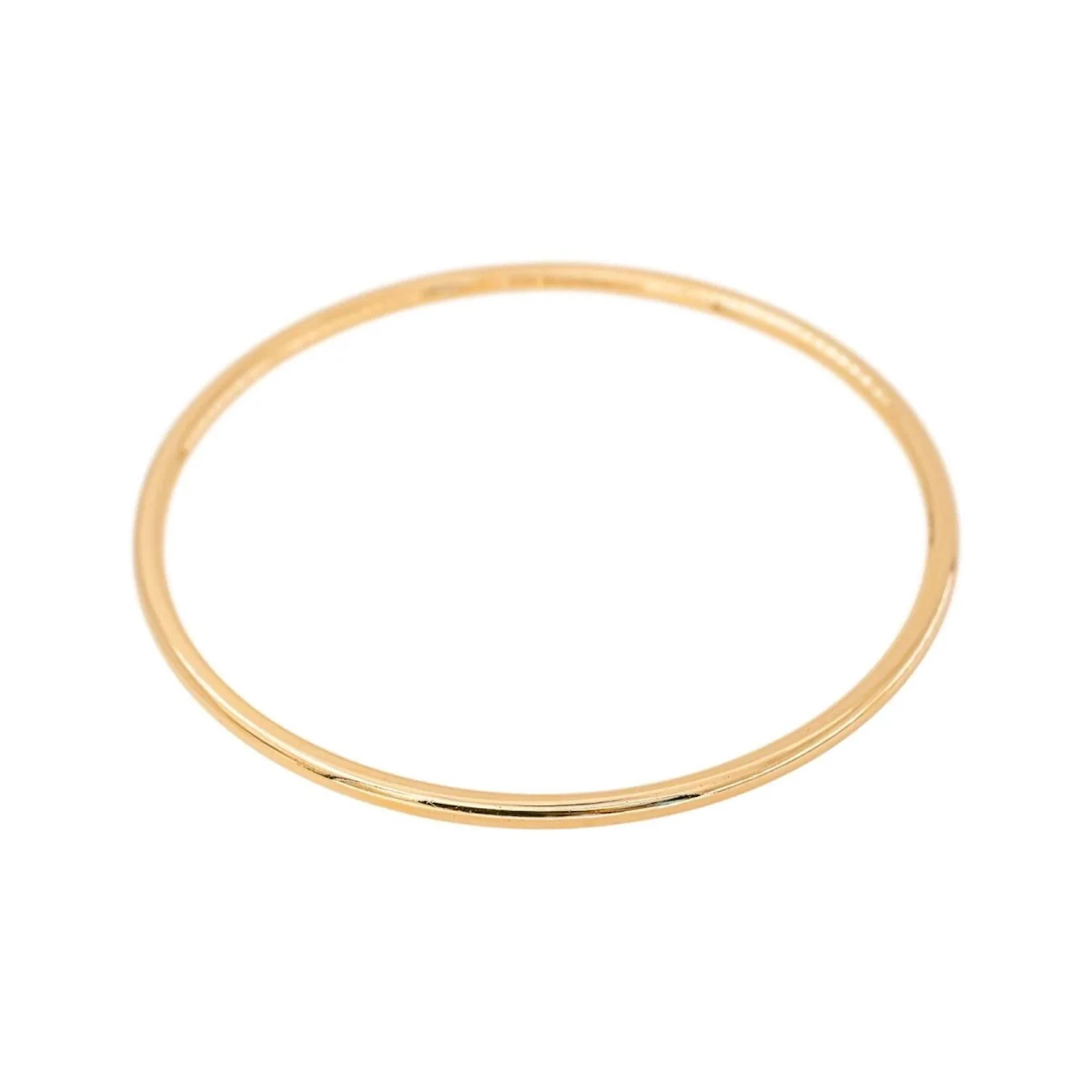Yellow Gold Bangle Bracelet