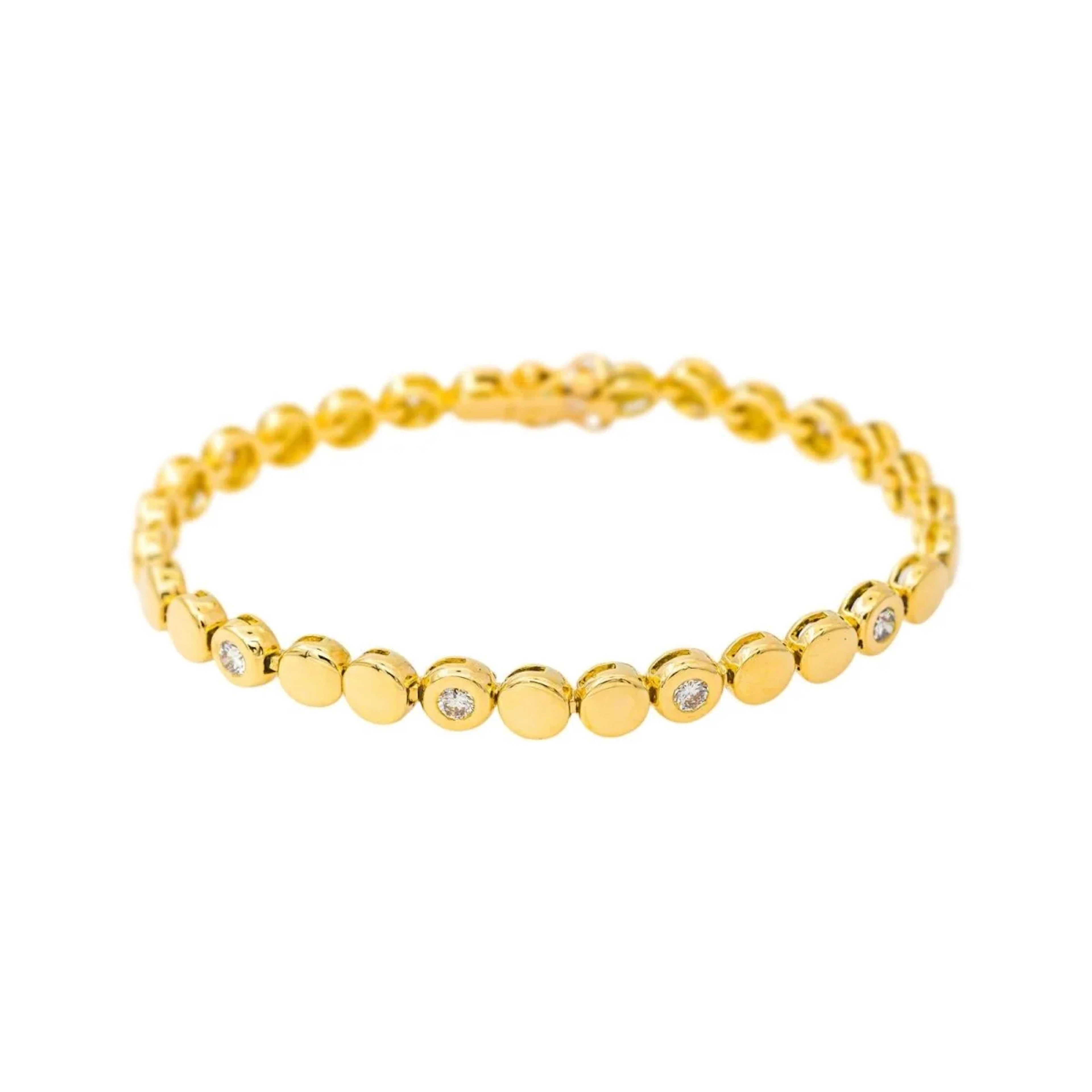 Yellow Gold Diamond Bracelet
