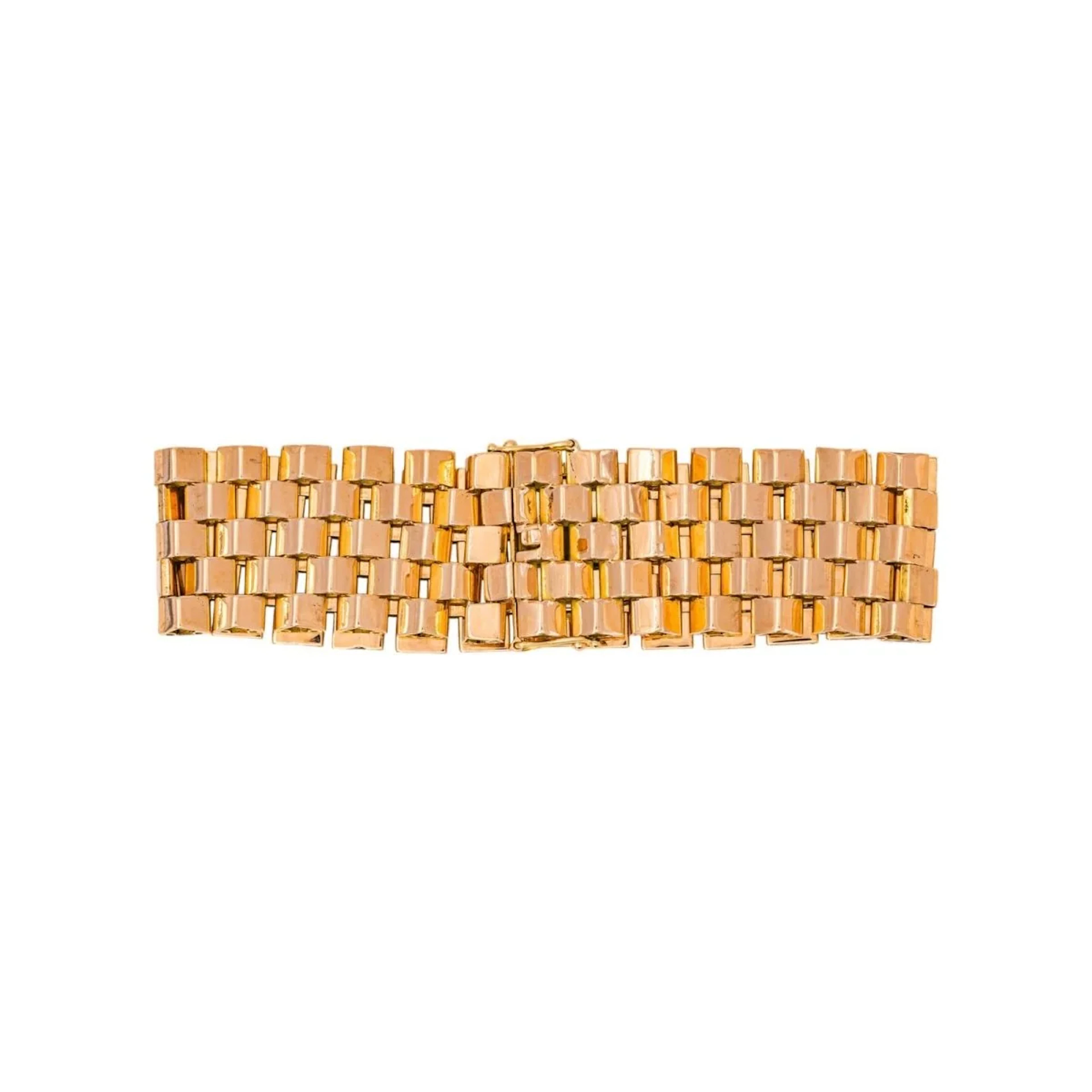 Bracelet Manchette en or rose