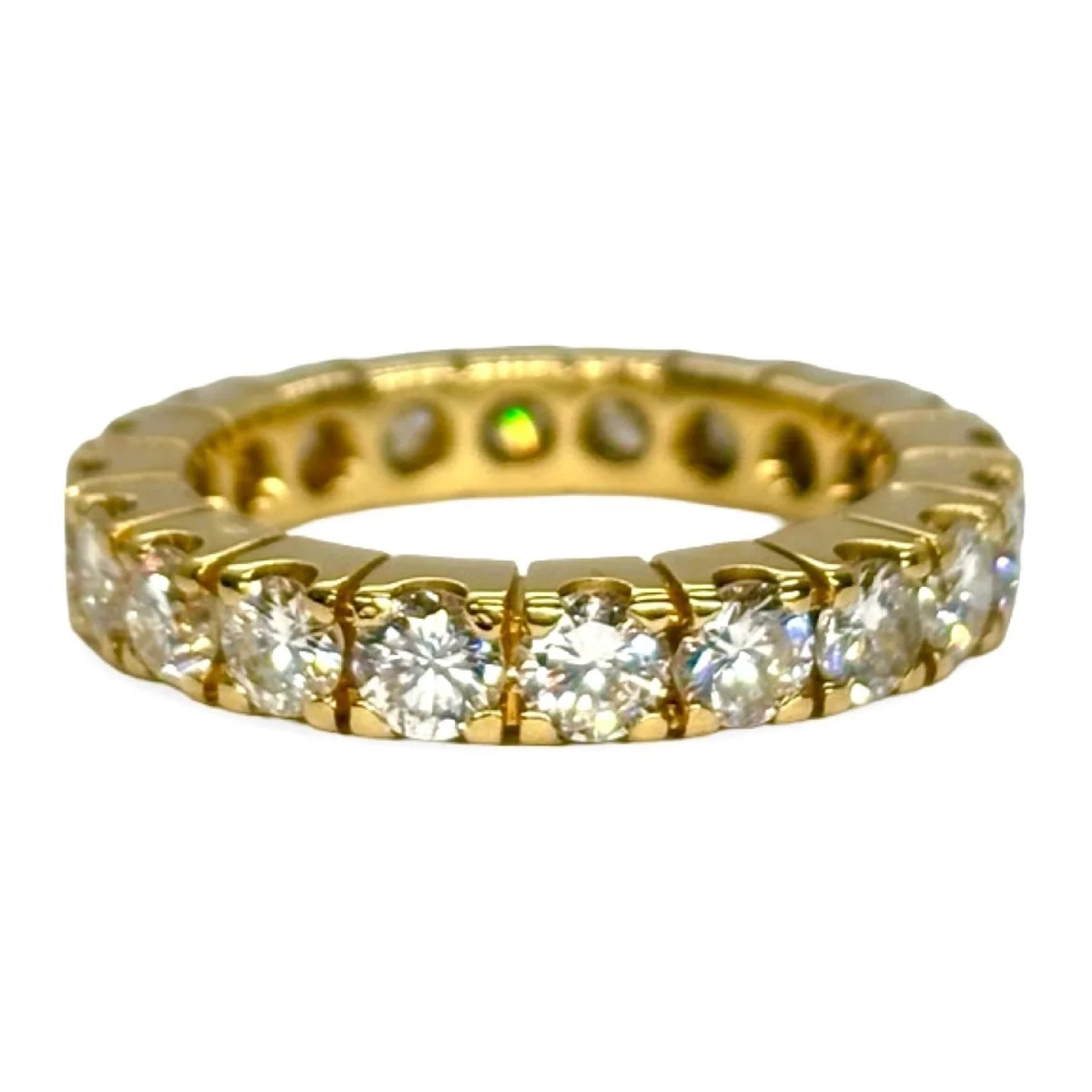 Ring Alliance in yellow gold and diamonds