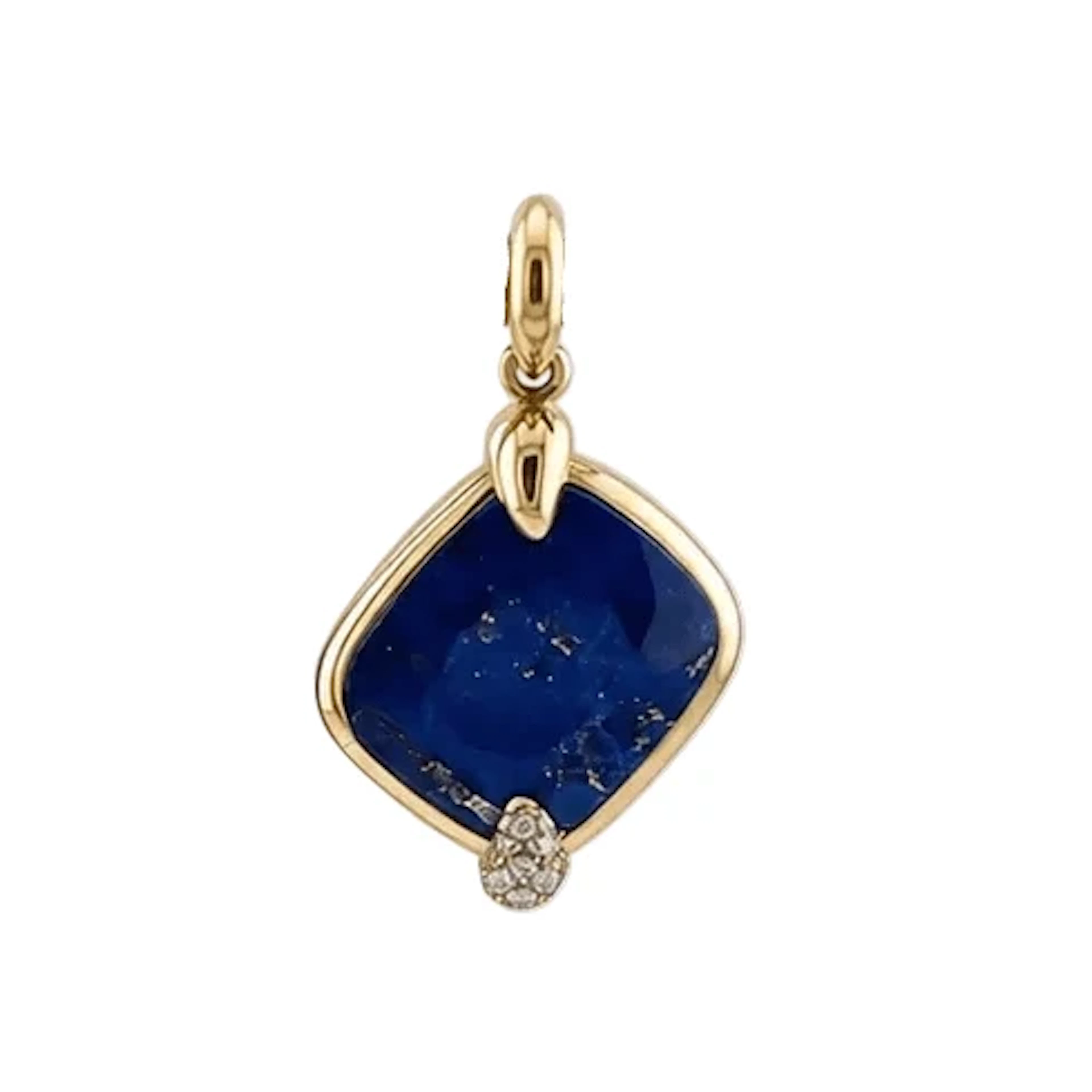 POMELLATO pendant in yellow gold, Lapis lazuli, and diamonds