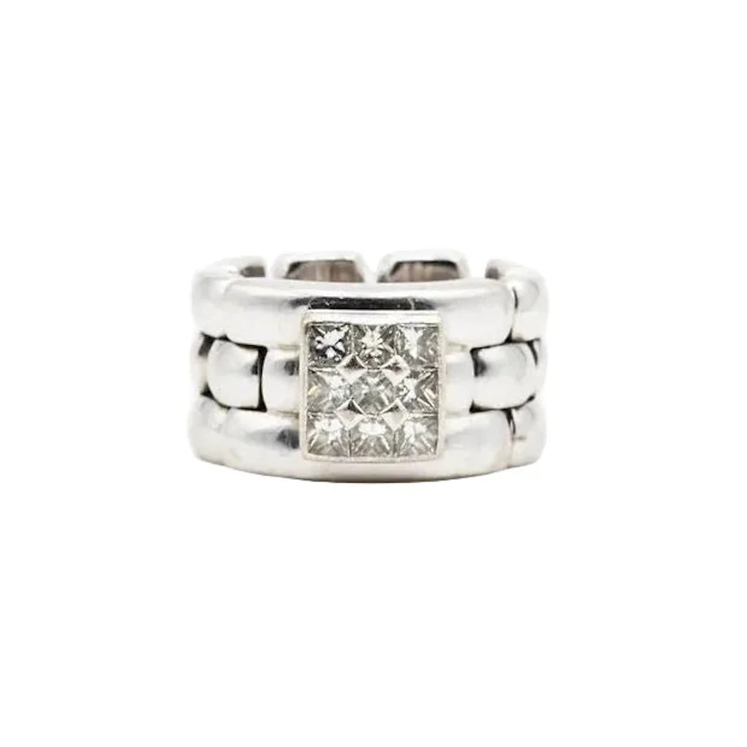 Ring CHAUMET in white gold and diamonds