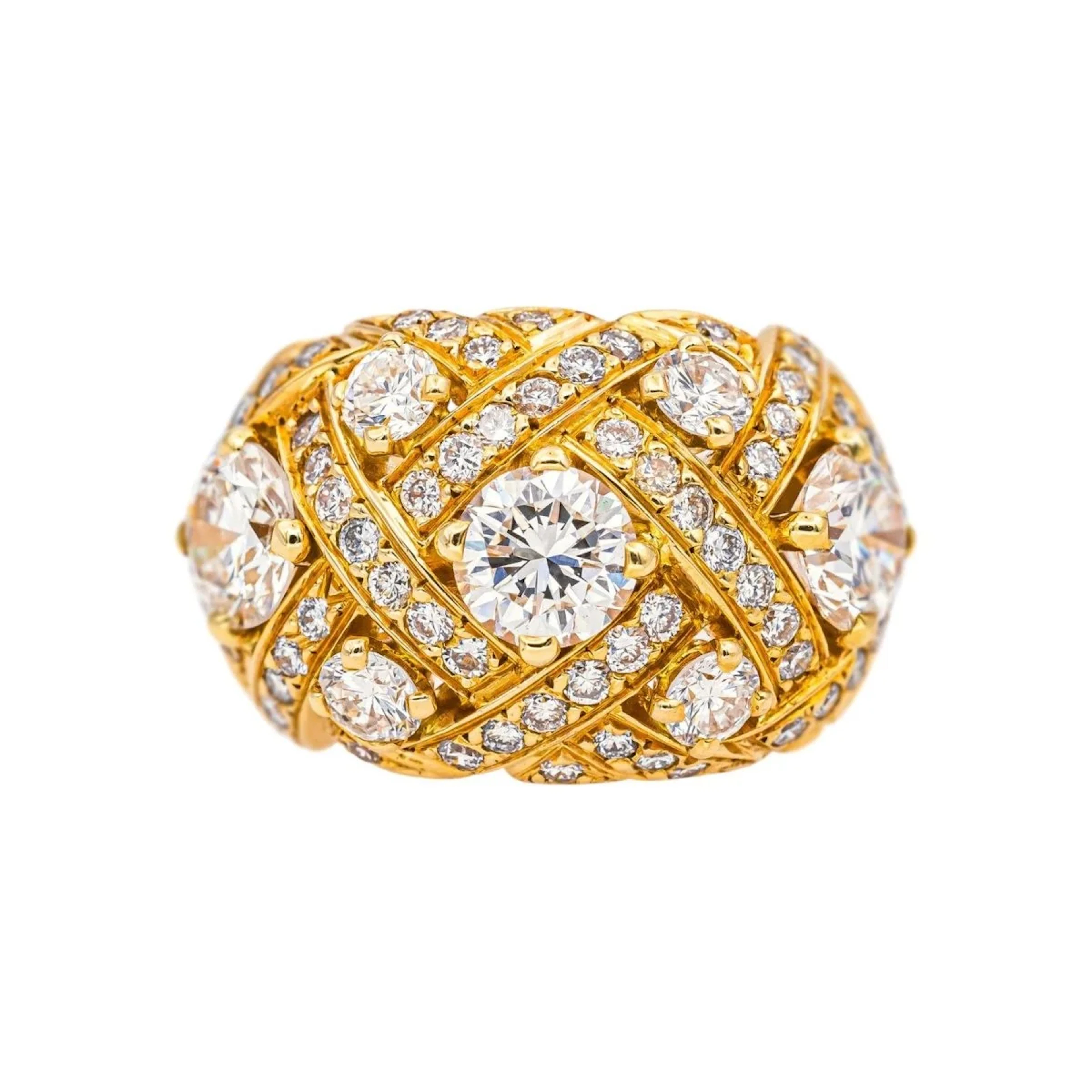 Ring Yellow gold diamond