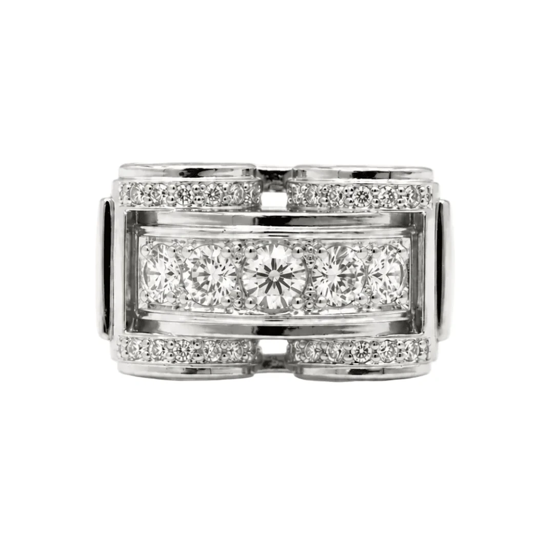 Platinum and Diamond Ring