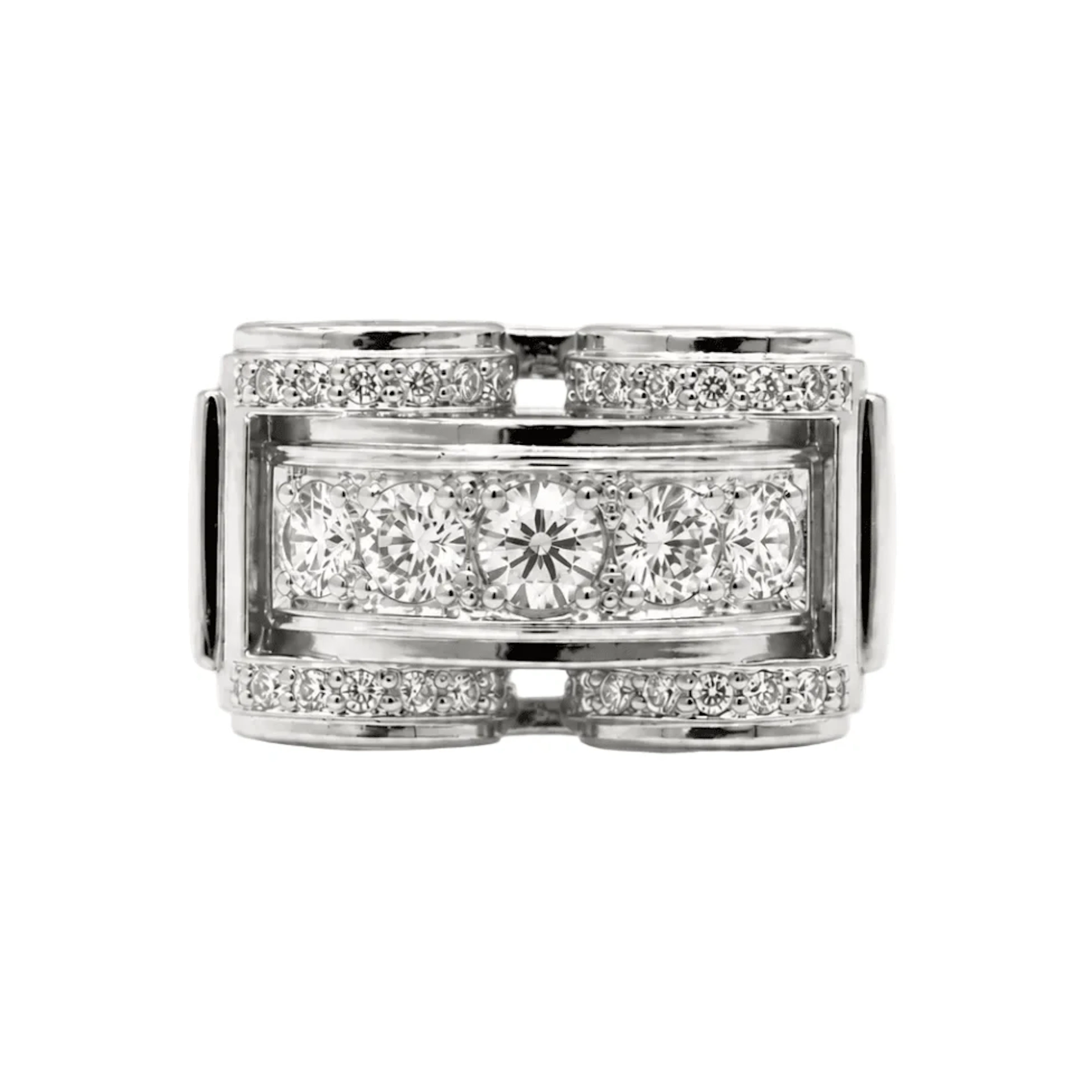 Platinum and Diamond Ring