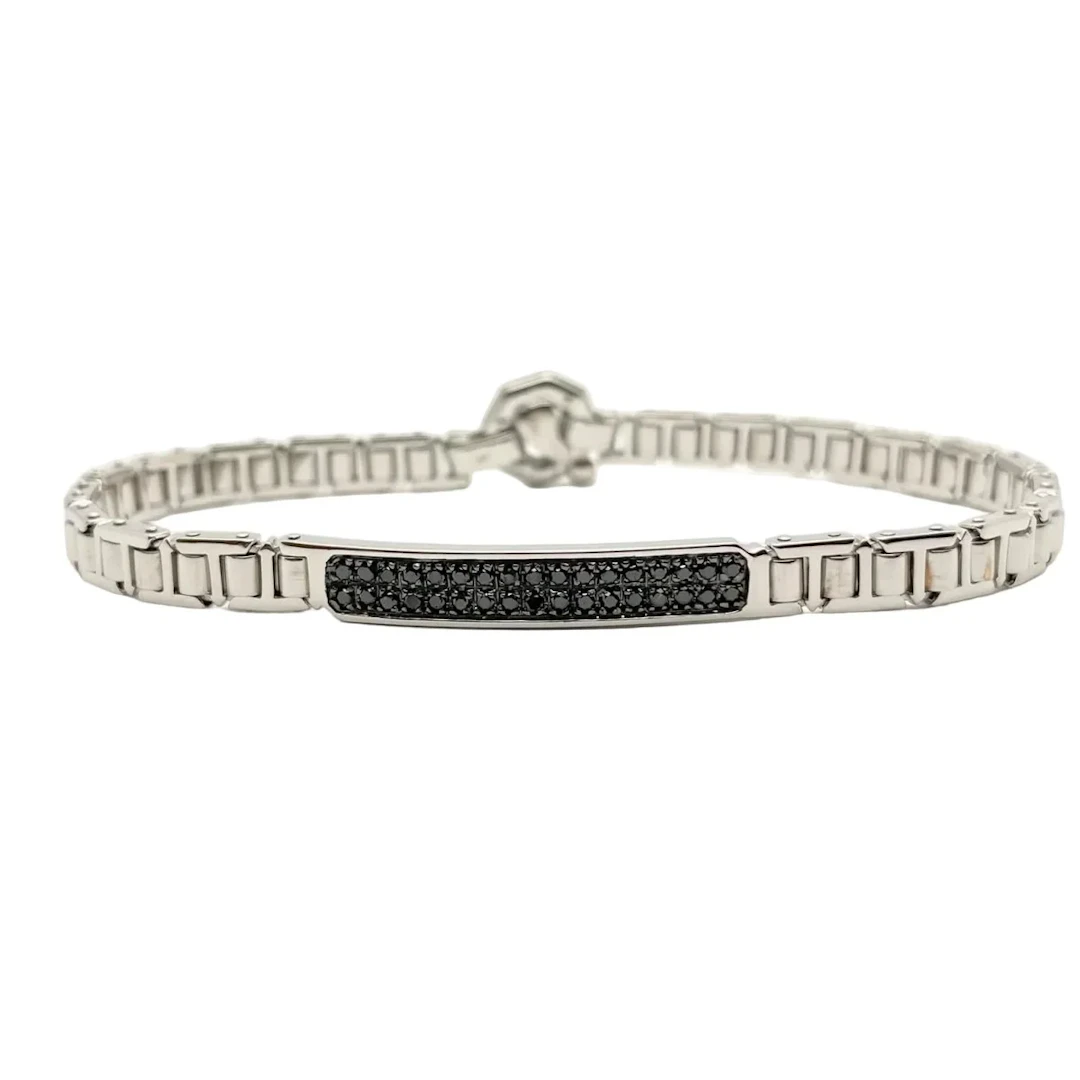BARAKA Collection Bracelet in White Gold and Diamonds