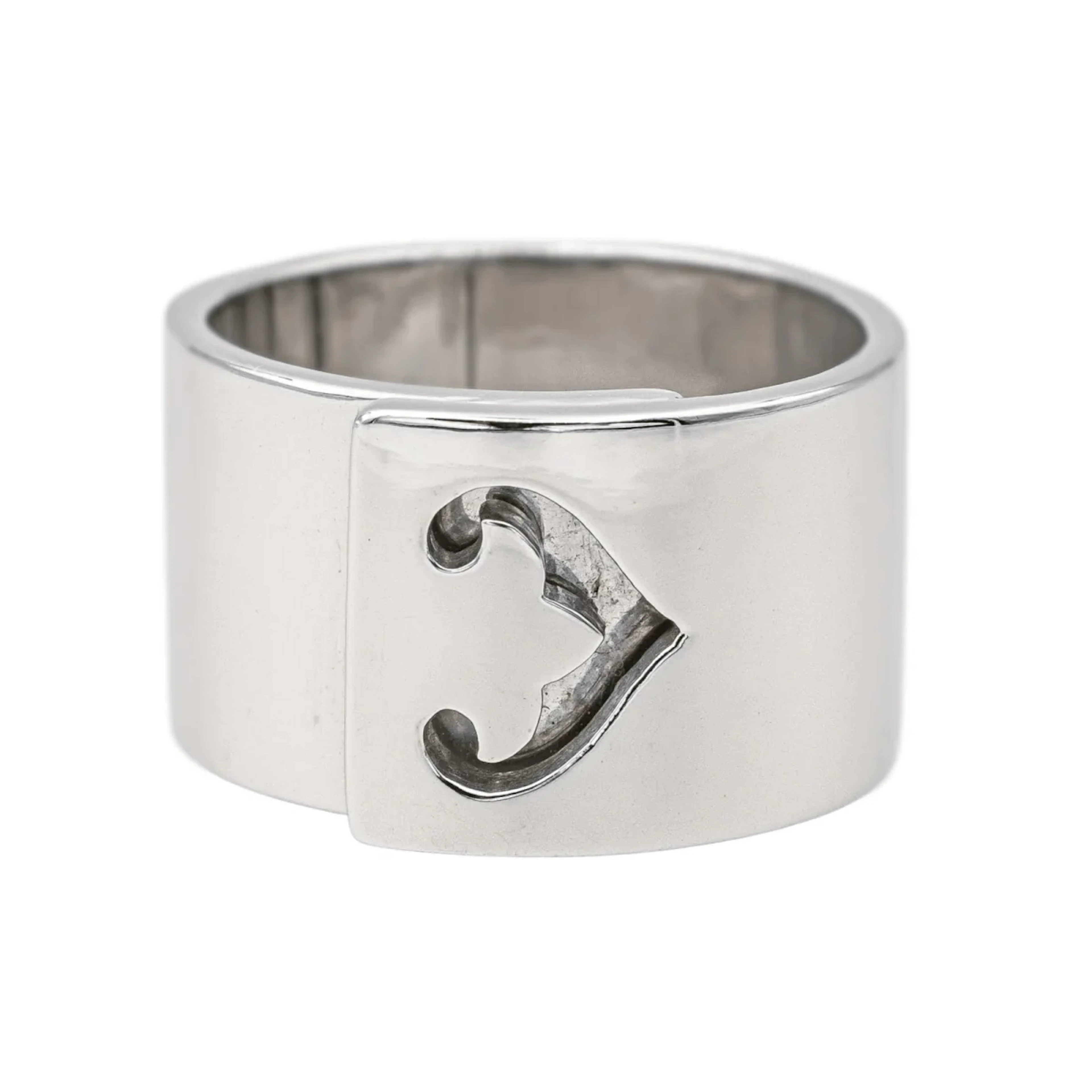 Ring O.J. Perrin "Legend" headband in white gold