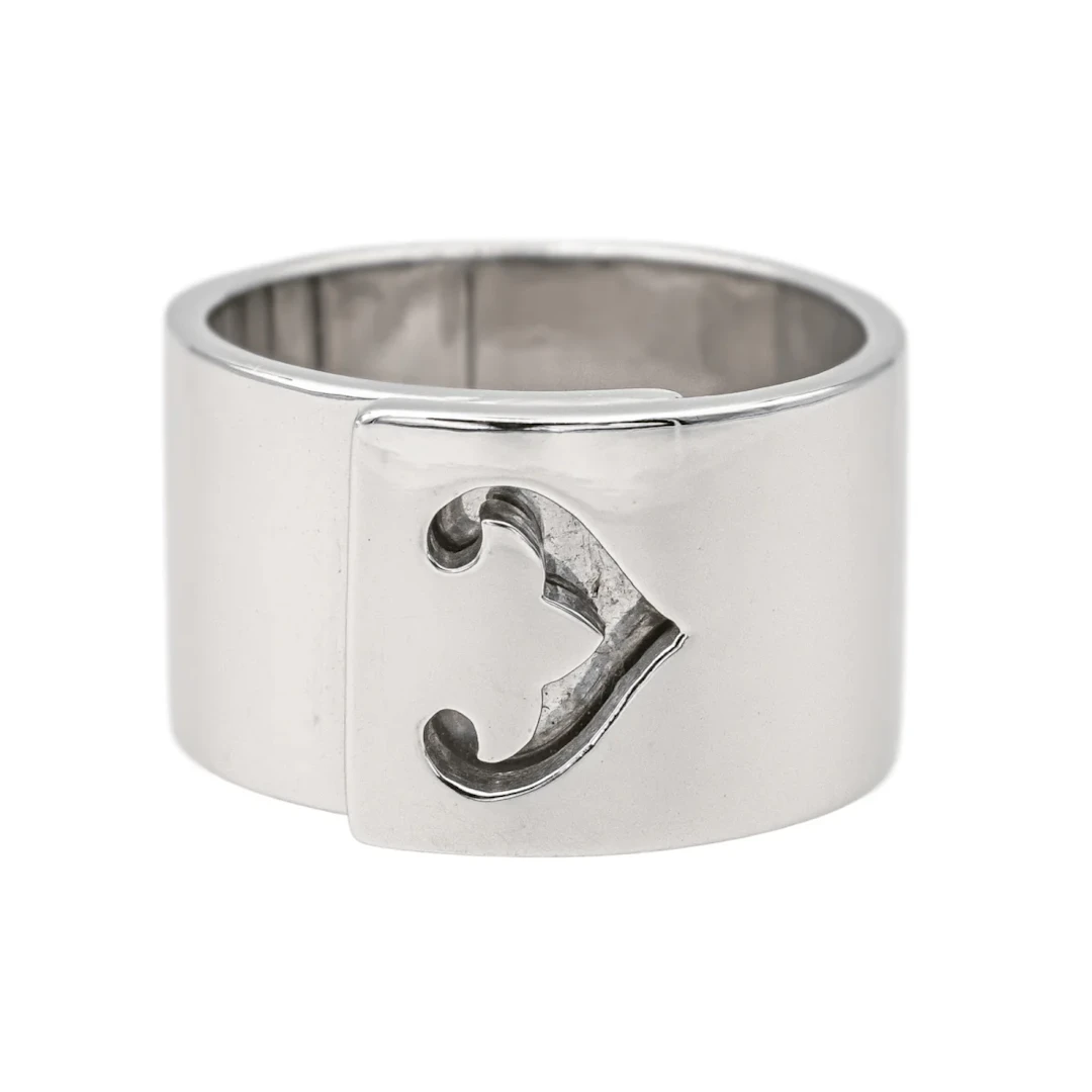 Ring O.J. Perrin "Legend" headband in white gold