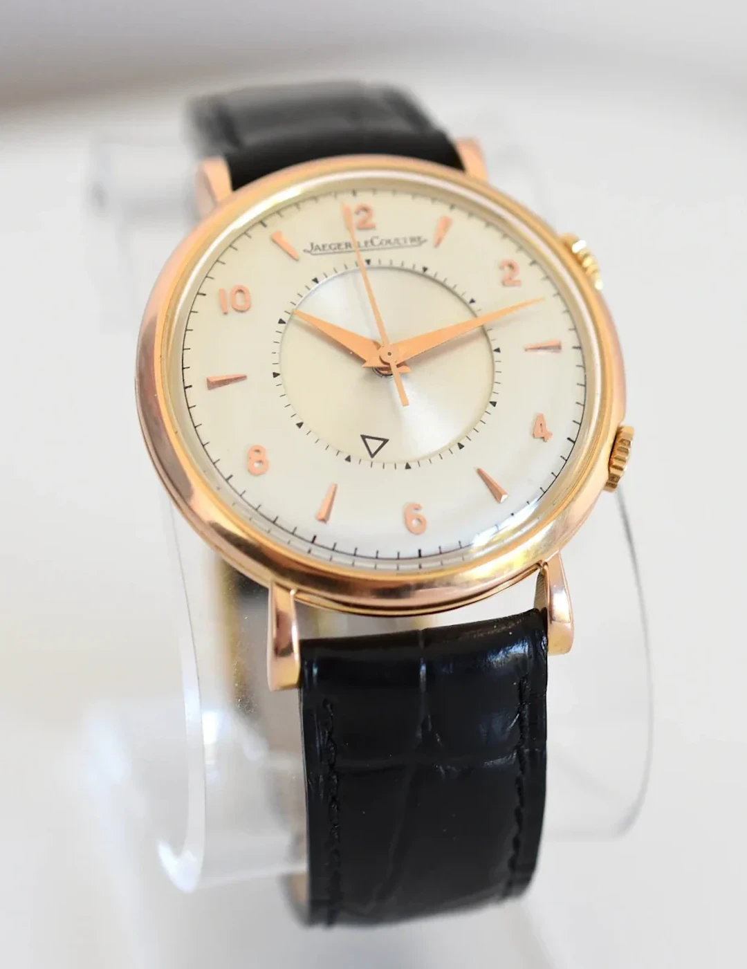 JAEGER-LECOULTRE MEMOVOX REF. 3151 watch in 18K rose gold with alarm