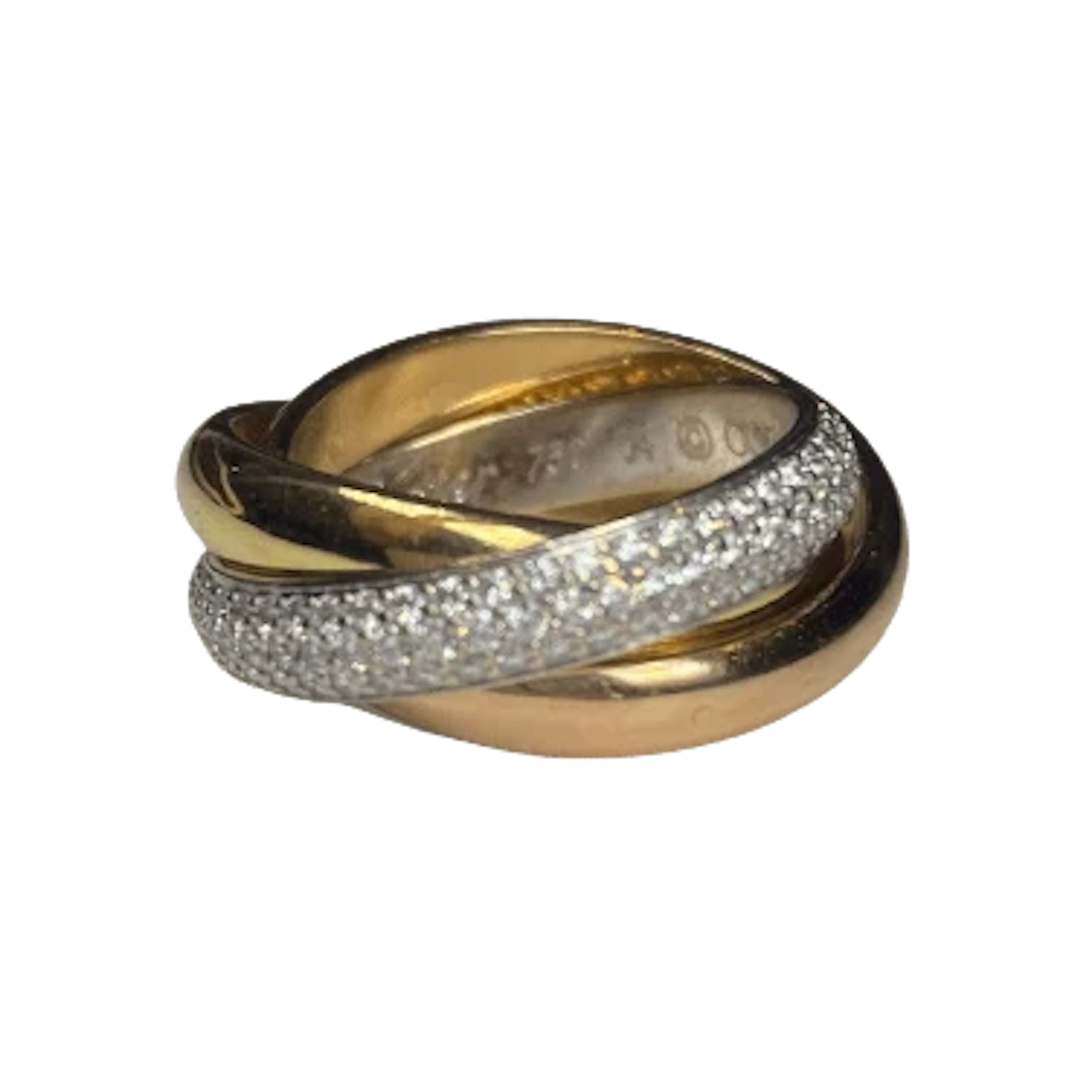 CARTIER "Trinity" Wedding band in white gold, yellow gold, rose gold