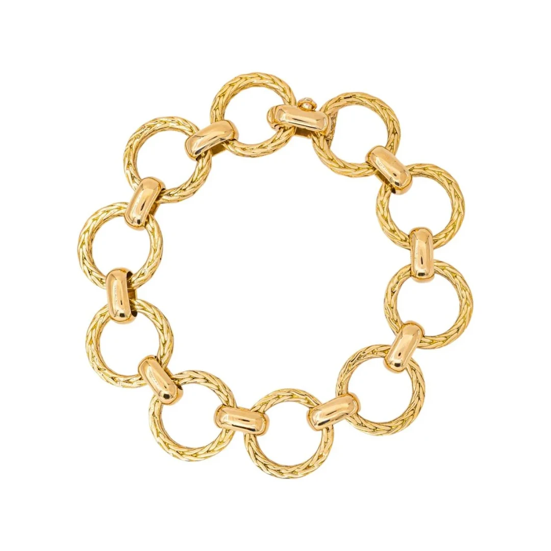 Rolo chain Bracelet in Yellow gold