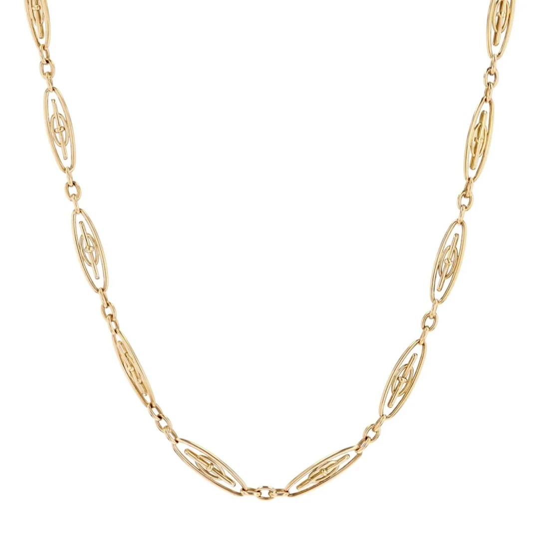 Yellow Gold Choker Necklace