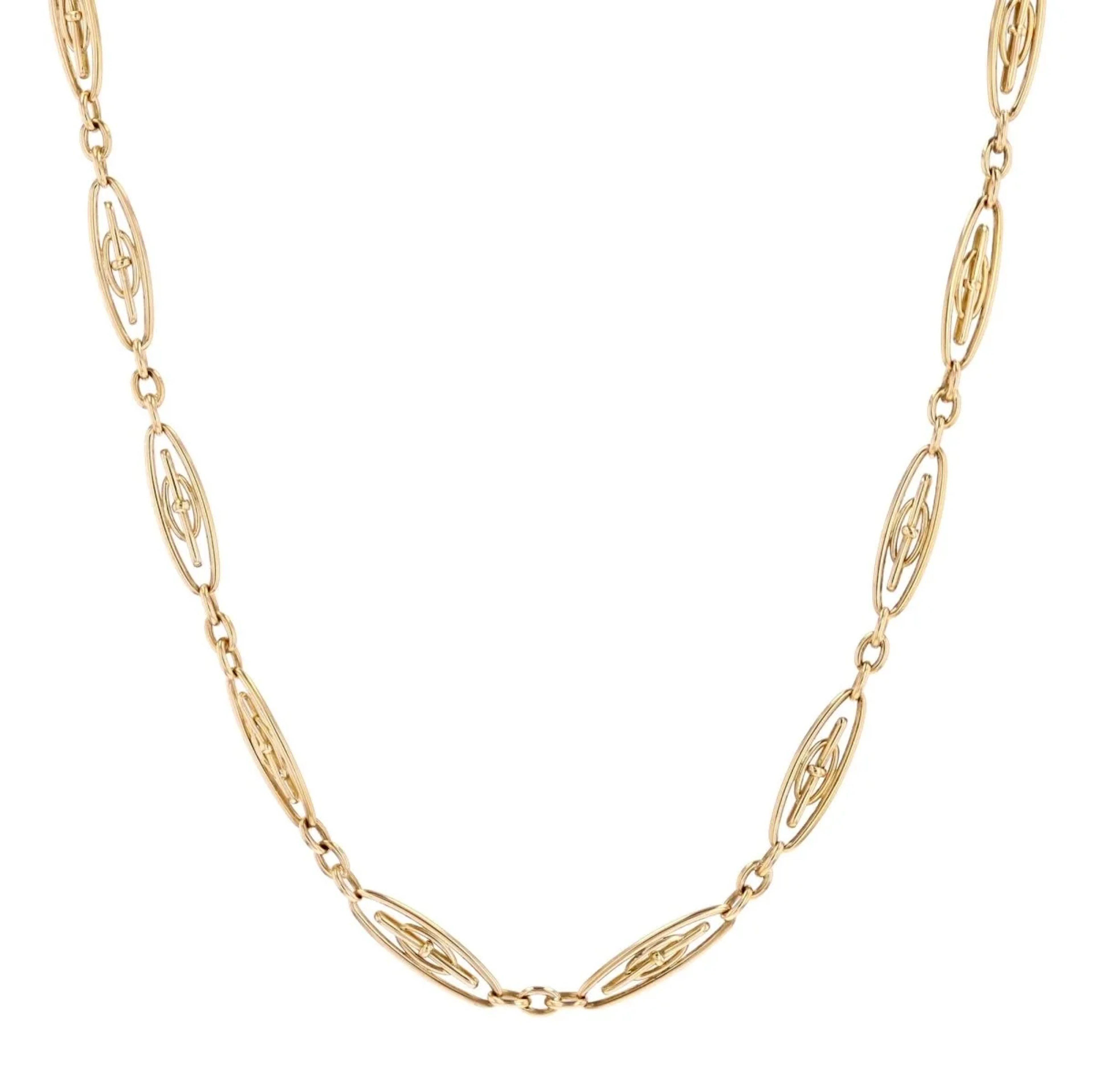 Yellow Gold Choker Necklace