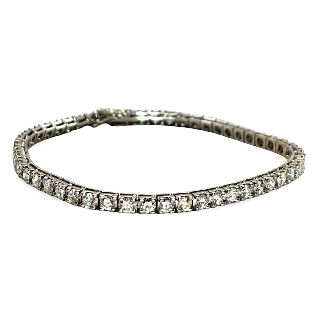 Bracelet Ligne in White gold and Diamonds