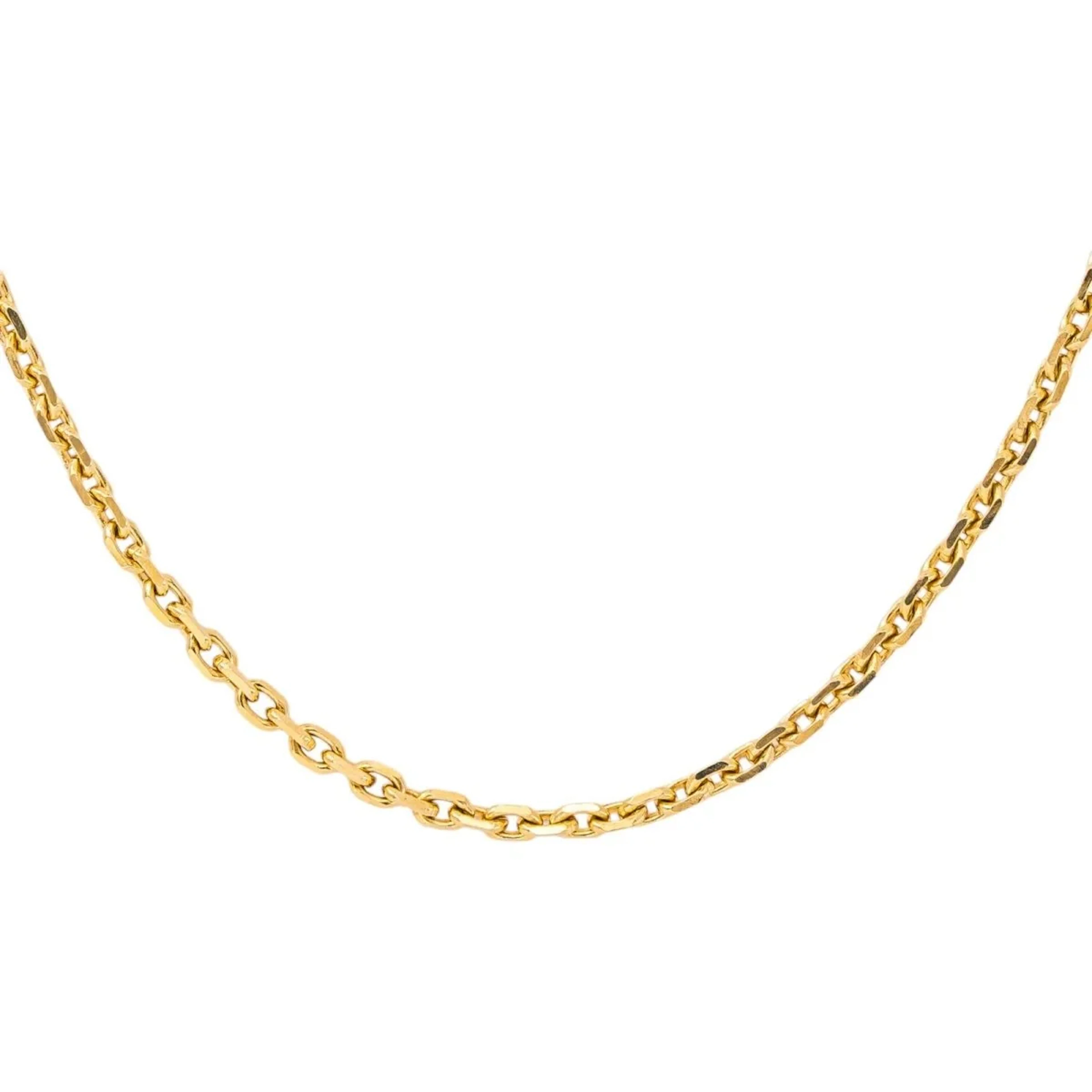 Yellow Gold Forçat Link Necklace