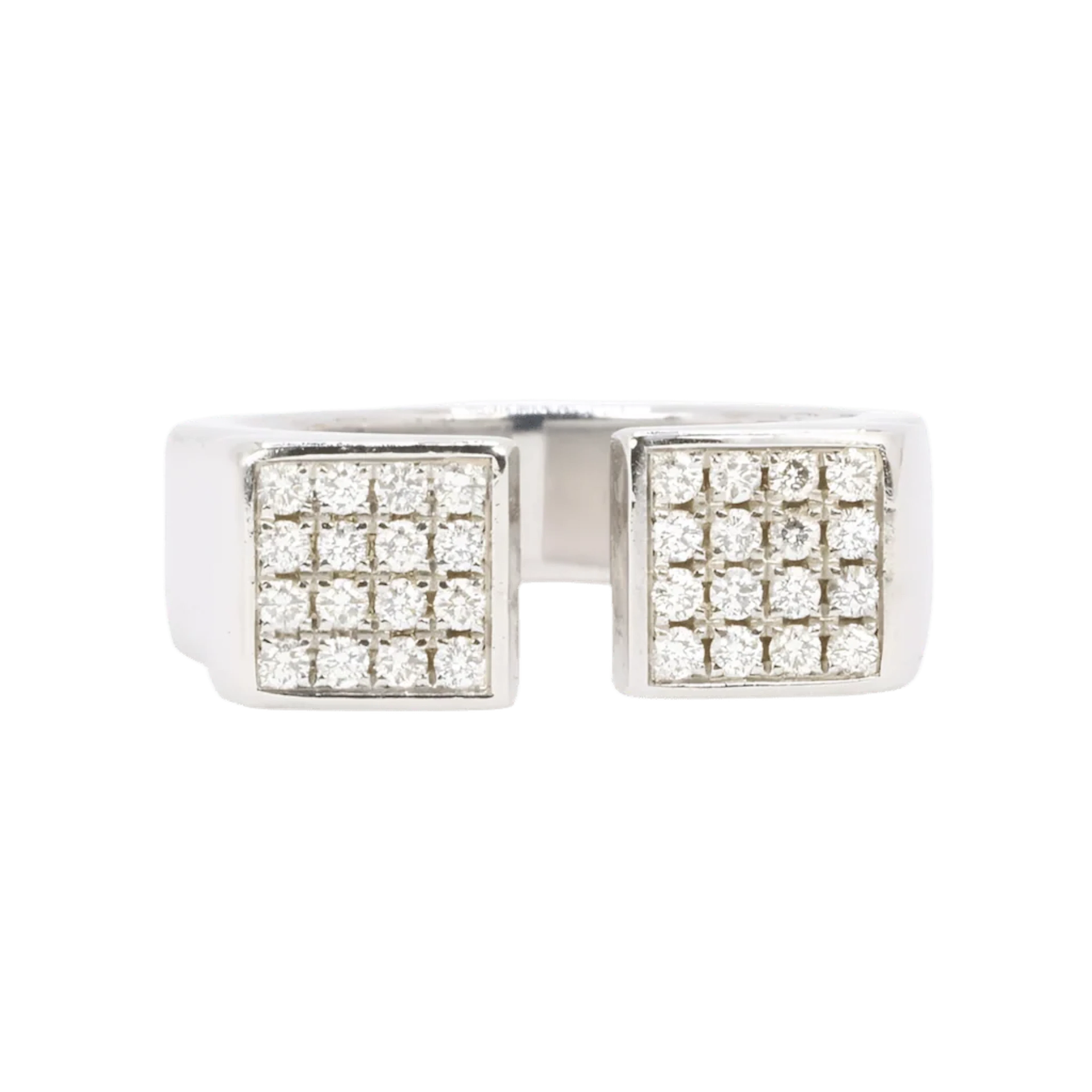 OMÉGA "My Choice" Signet ring in White gold and Diamonds