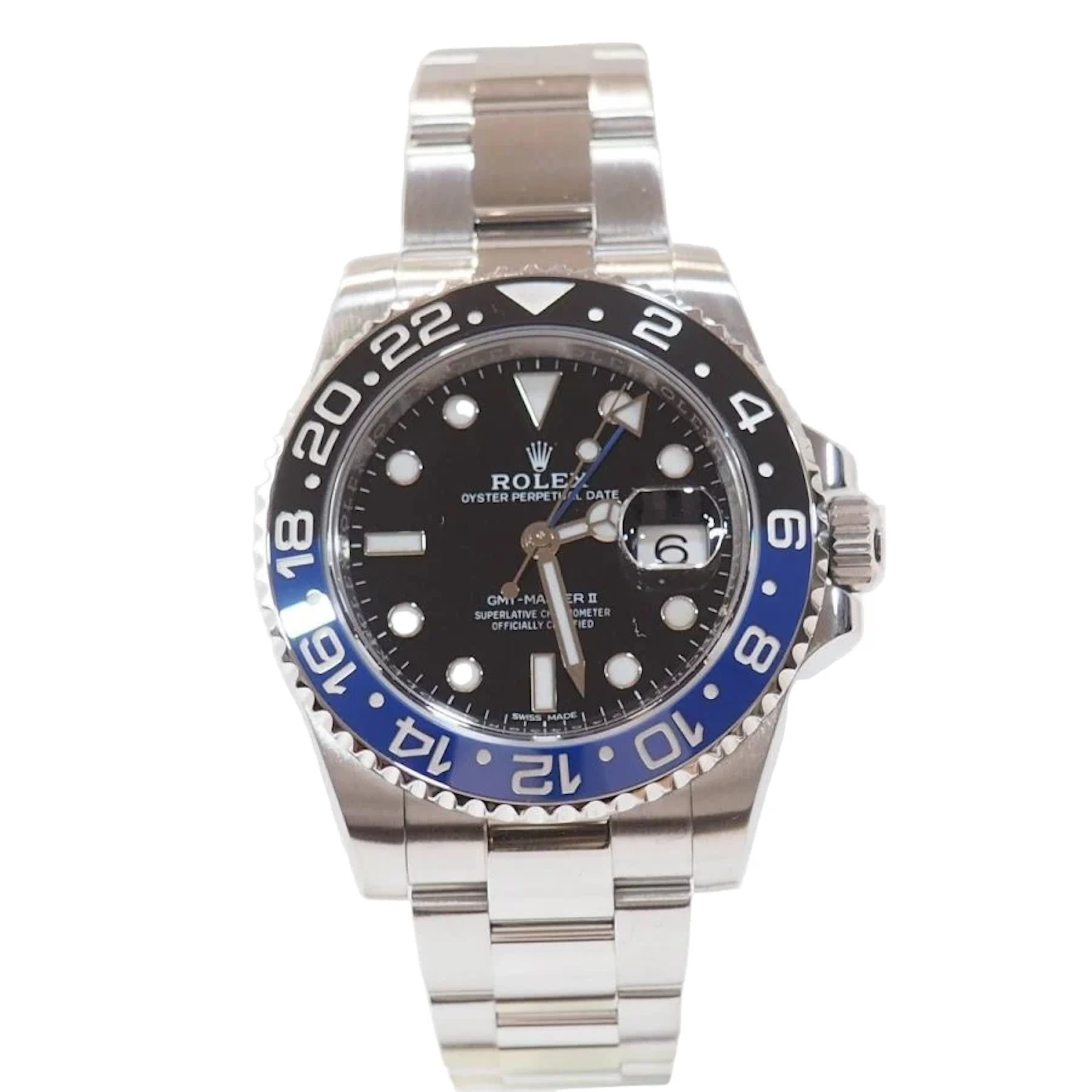 ROLEX "GMT-Master II" Watch in steel and ceramic
