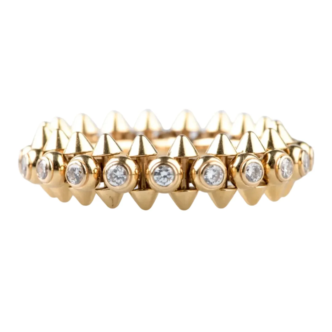 CARTIER "Clash" Ring in Rose gold and Diamonds