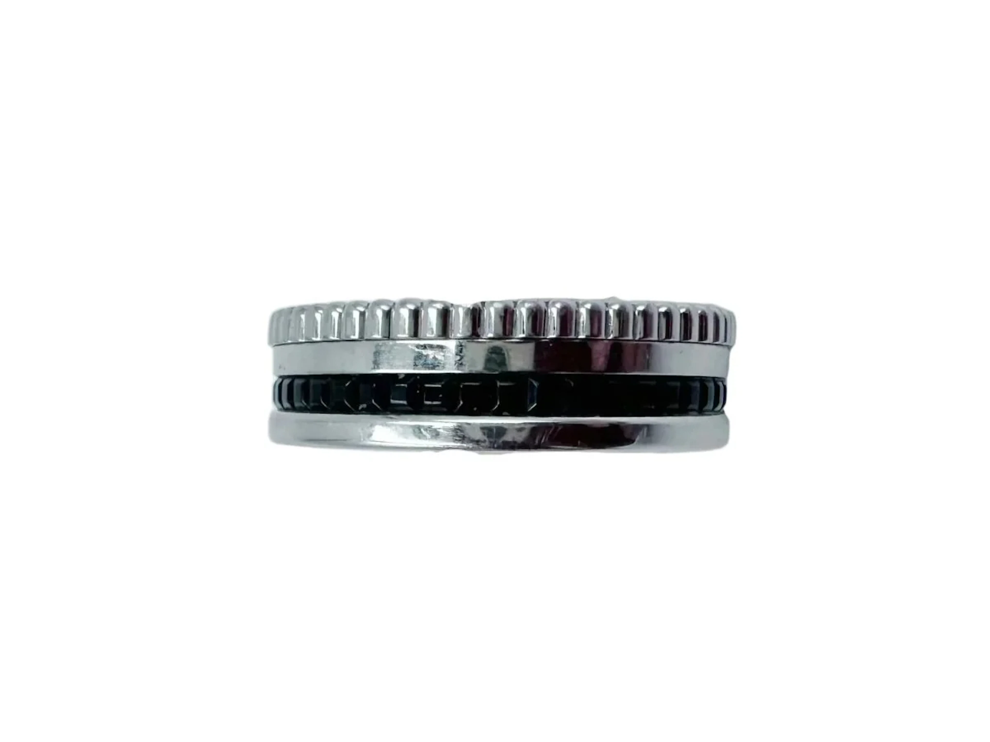 BOUCHERON "Quatre Black Edition" Ring in white gold and black PVD