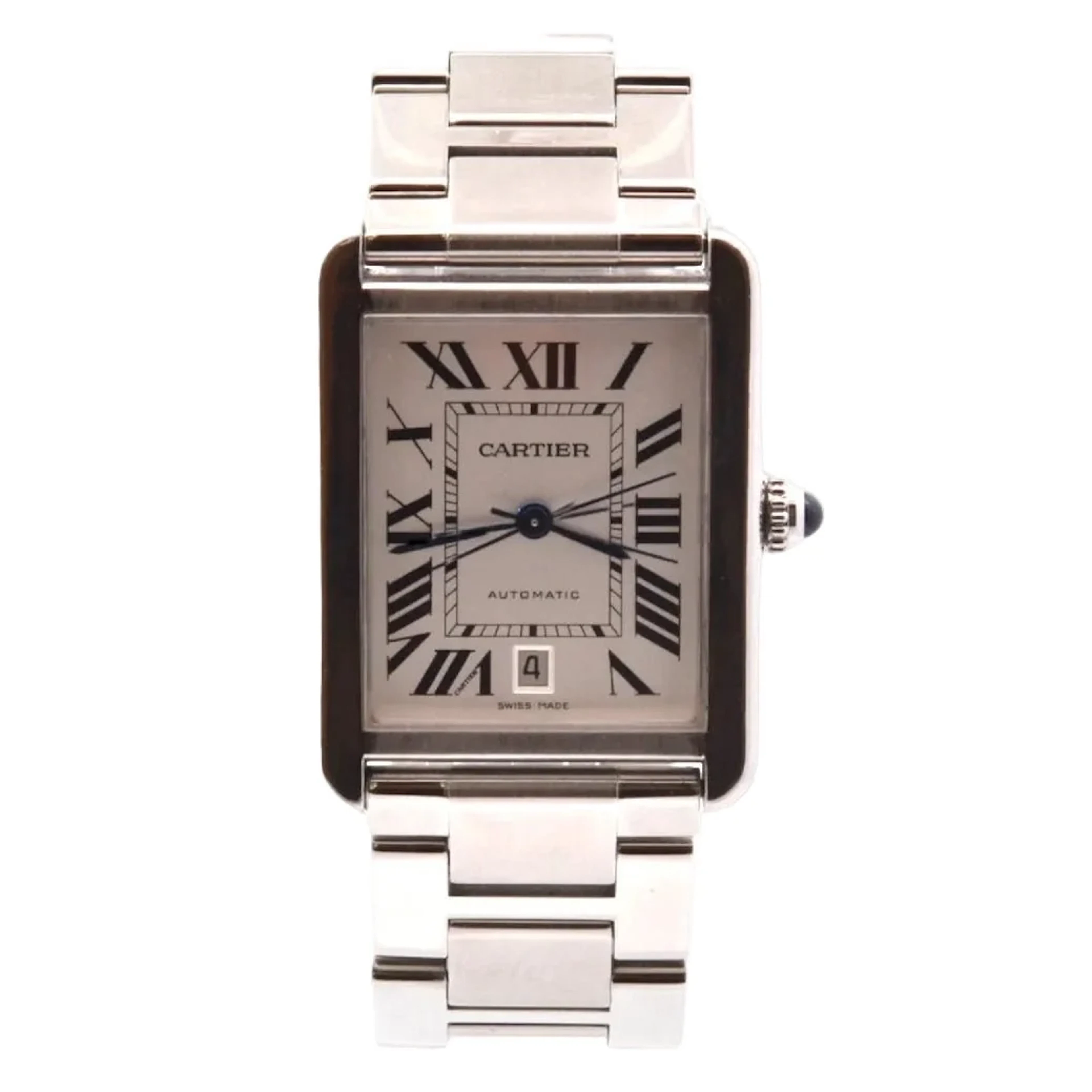 CARTIER "Tank Solo XL" Steel Watch