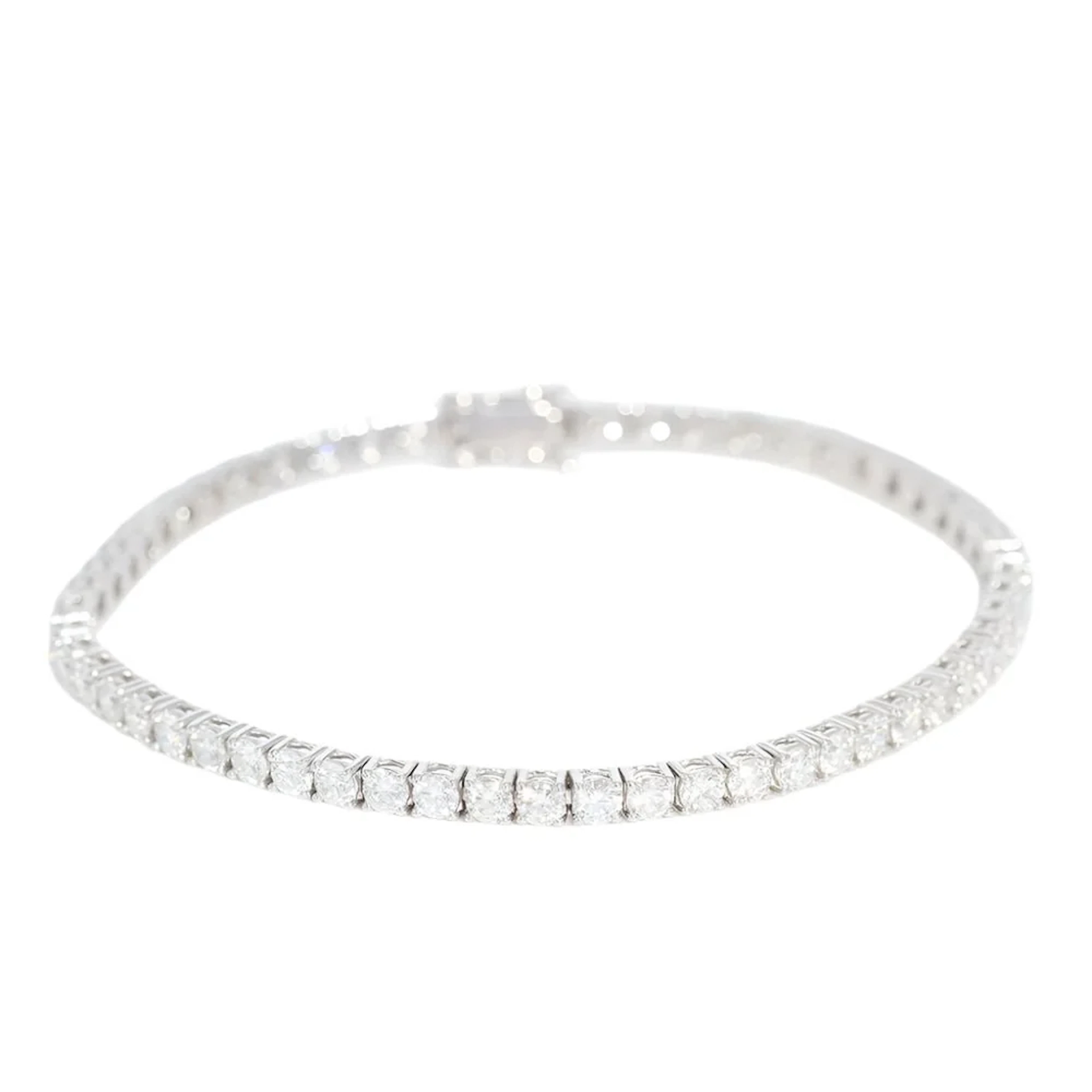 RIVIERE bracelet in white gold and diamonds