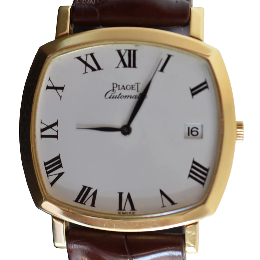 Piaget "Coussin" automatic, ref. 13406, 18-carat gold 750/1000, 1970s