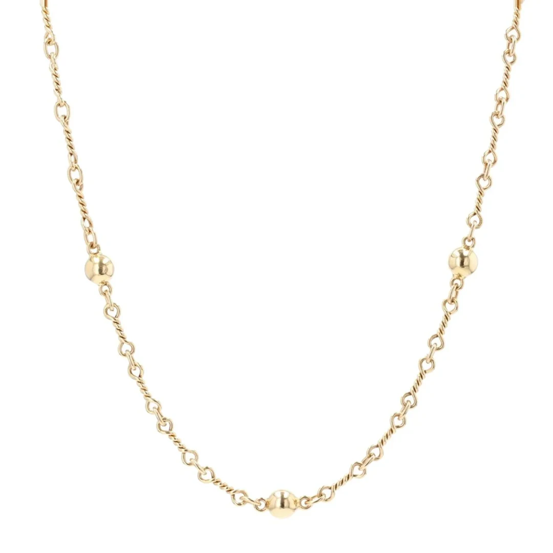 Necklace Long necklace in yellow gold