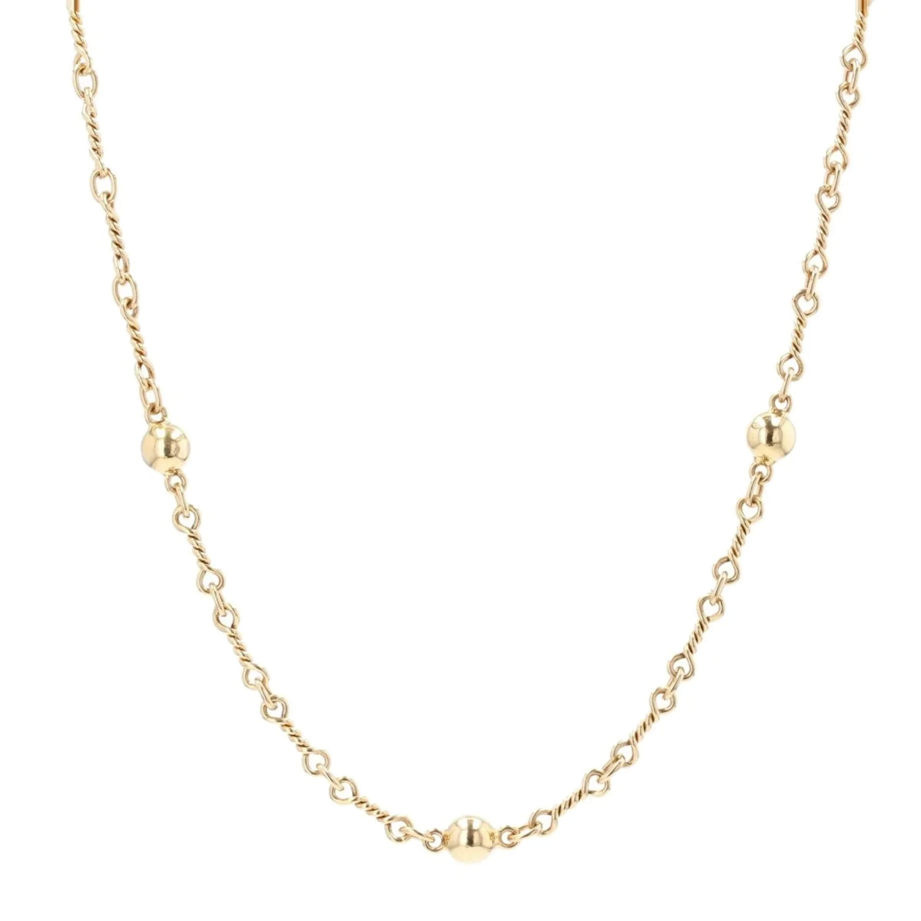 Necklace Long necklace in yellow gold