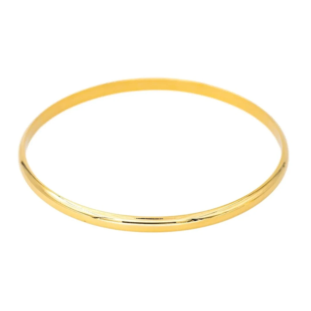 Yellow Gold Bangle Bracelet