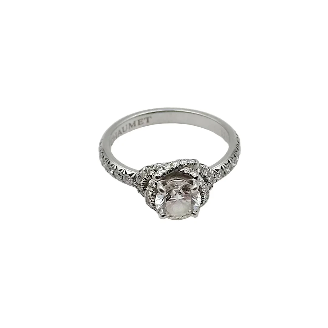 CHAUMET "Liens d'amour" Ring in platinum and diamonds