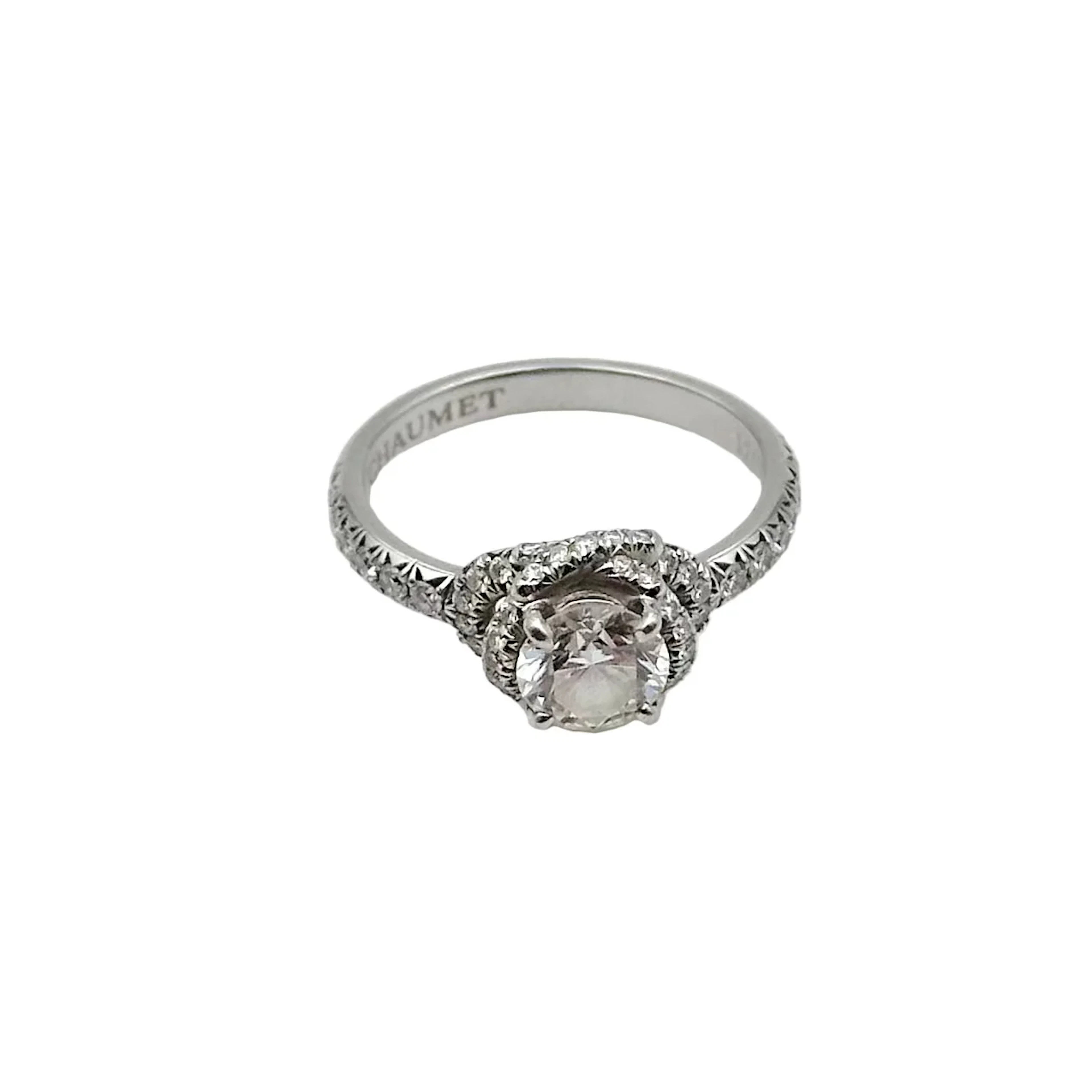 CHAUMET "Liens d'amour" Ring in platinum and diamonds