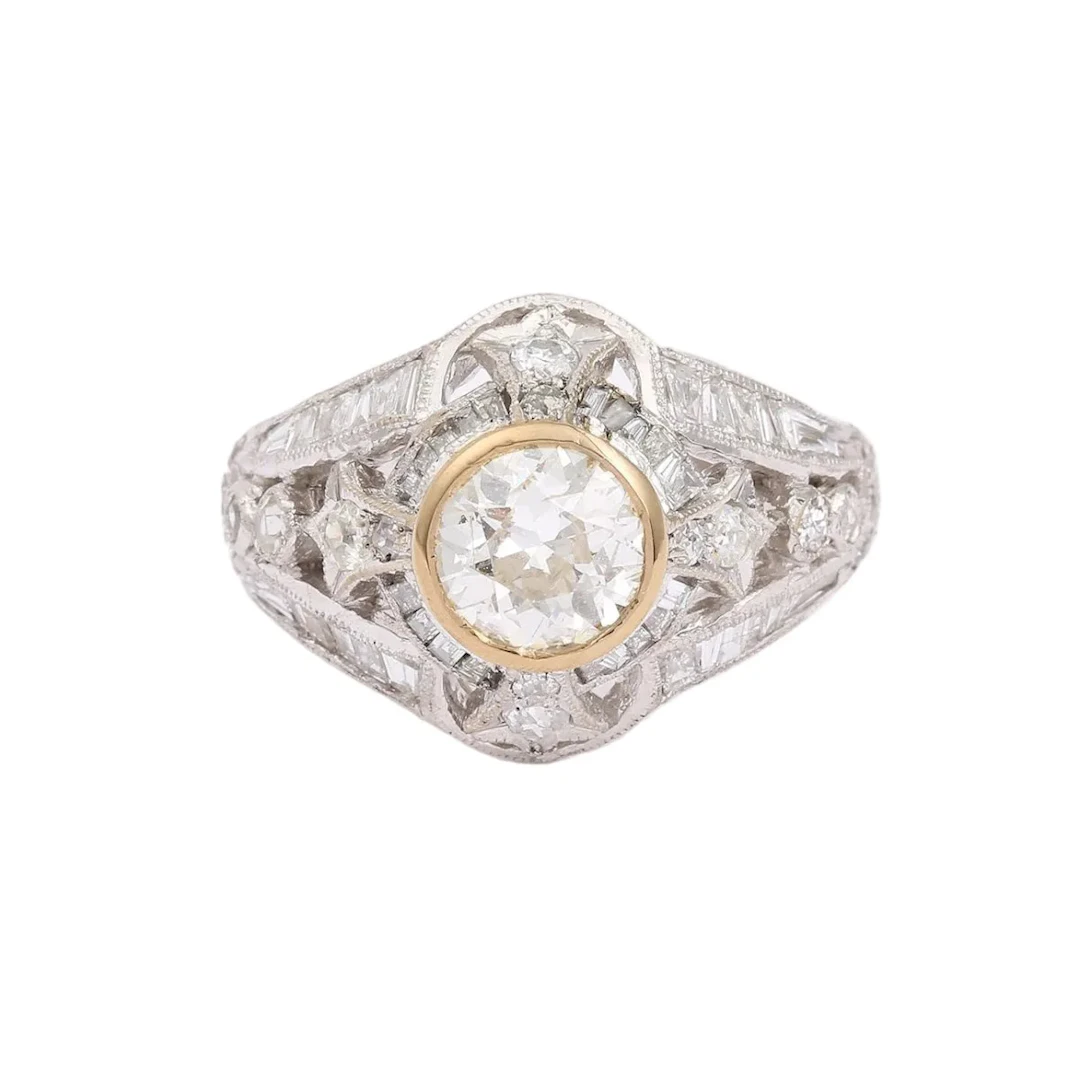 Ring Headband in white gold and diamonds