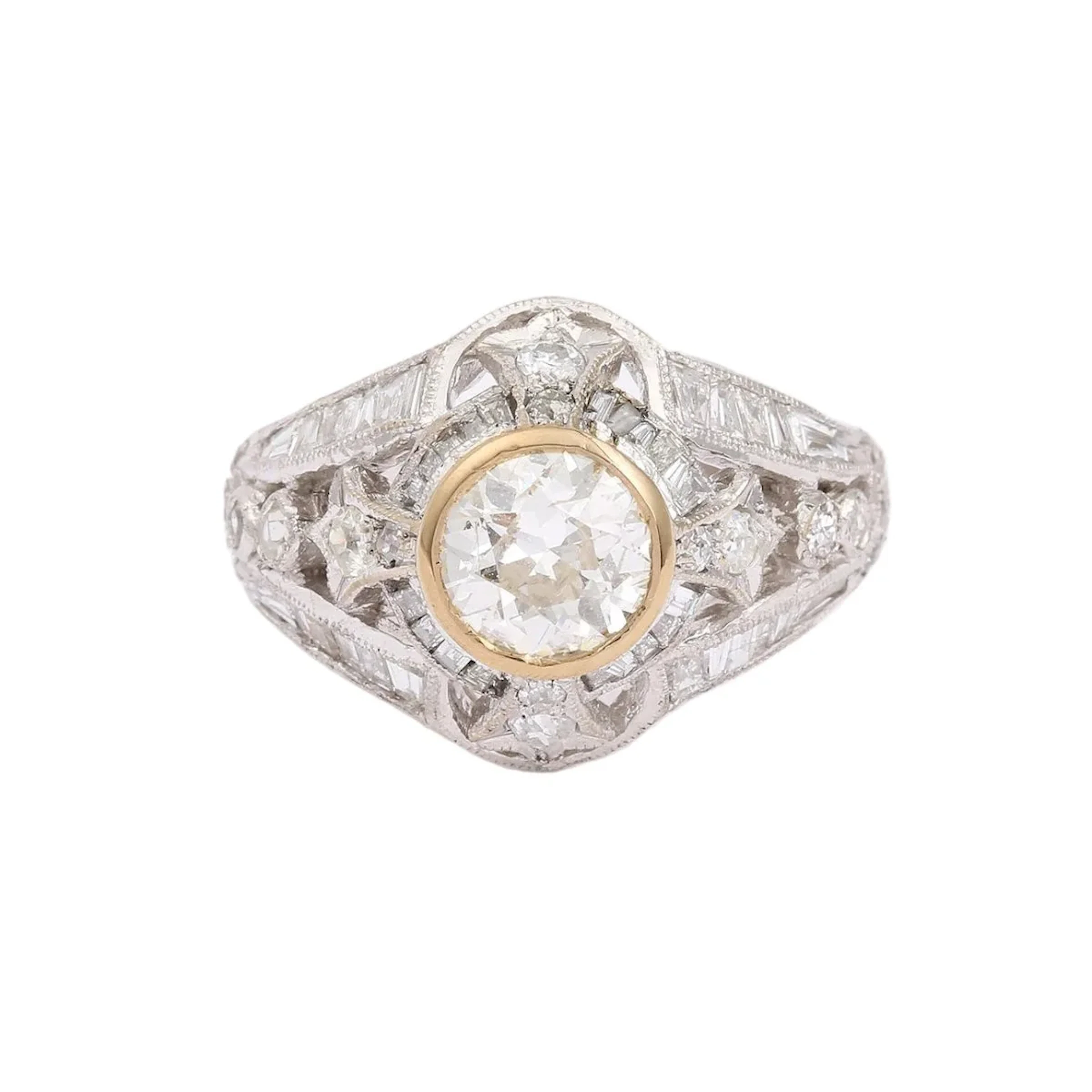 Ring Headband in white gold and diamonds