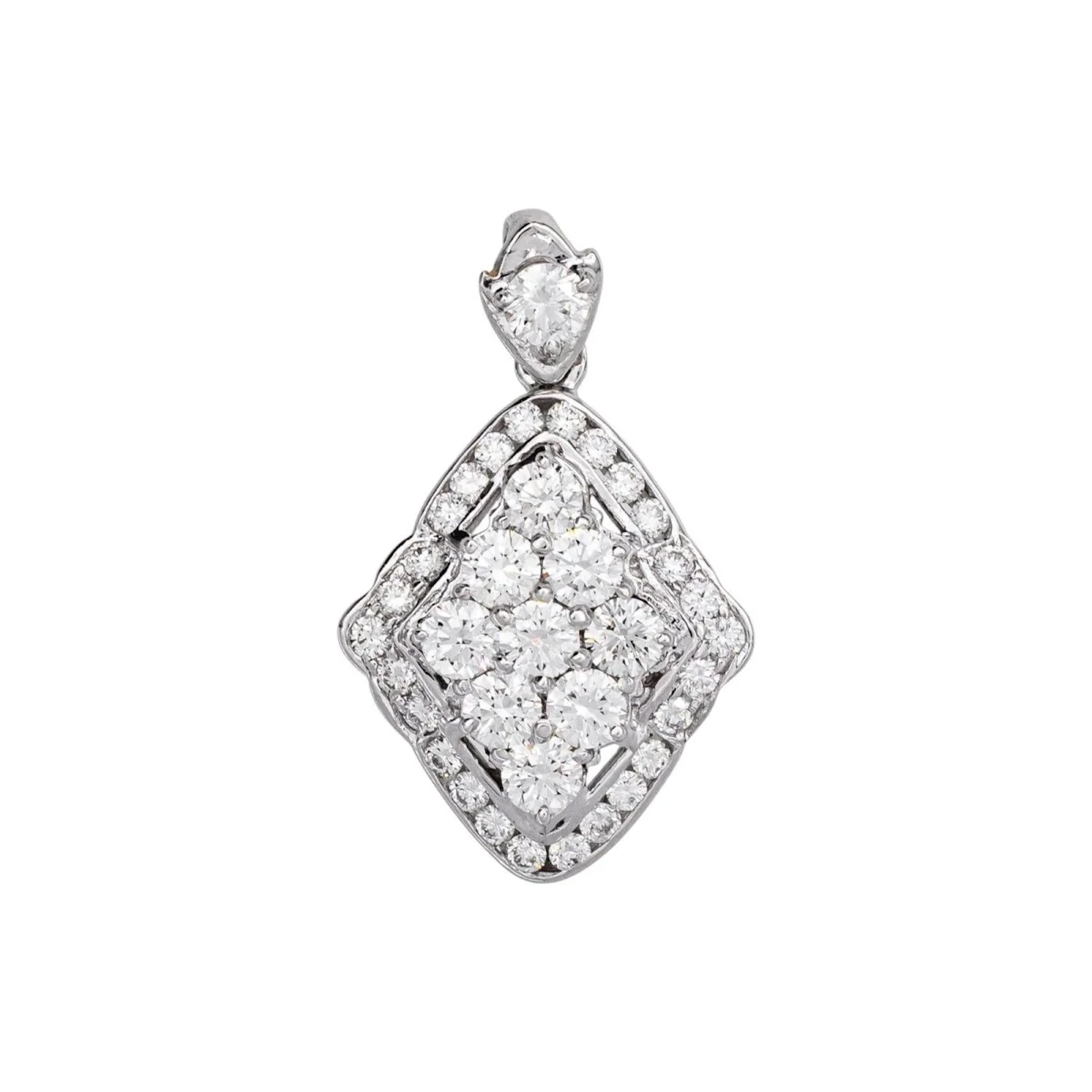 White Gold Diamond Pendant