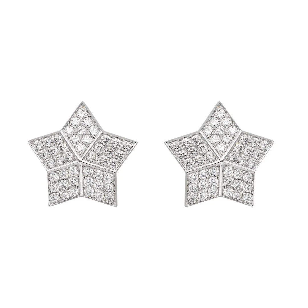 FRED "Lucifer" earrings in white gold and diamonds