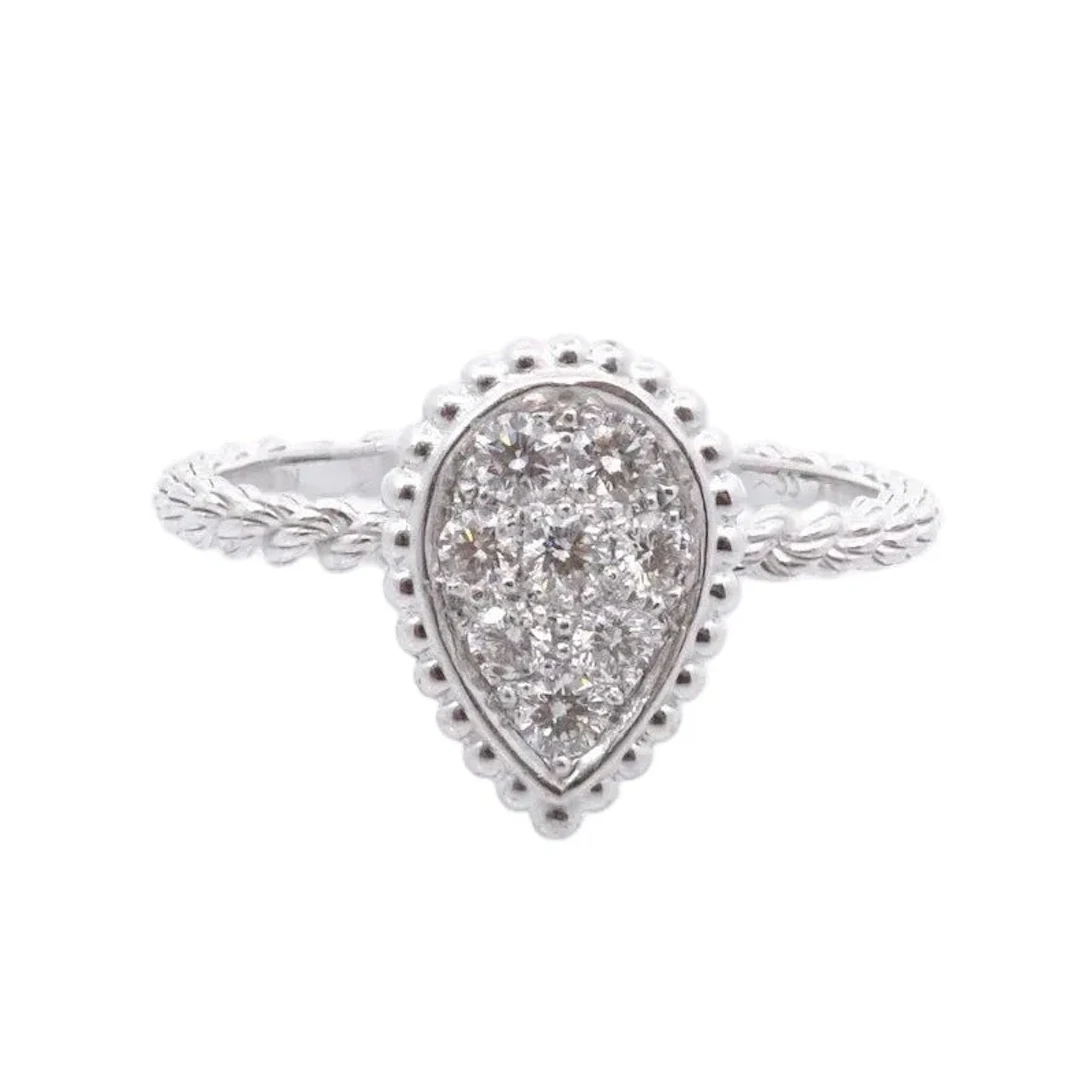 BOUCHERON "Serpent Bohème" Pave Ring in white gold and diamonds