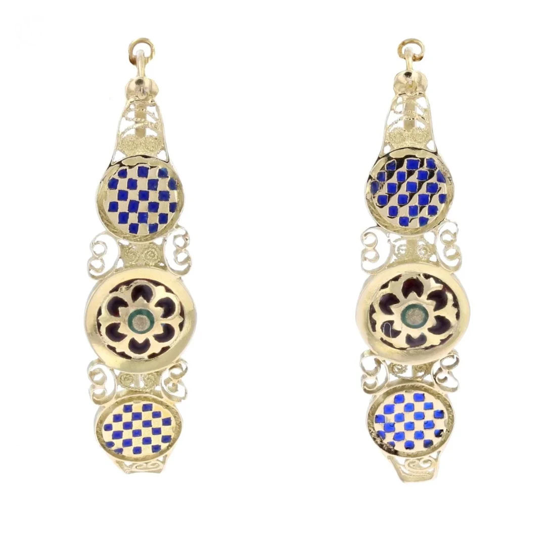 Earrings Sleepers in yellow gold