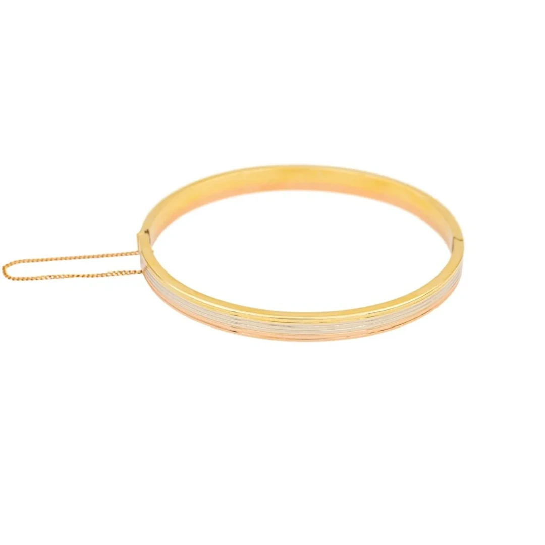 Bracelet Jonc in yellow gold, white gold and rose gold