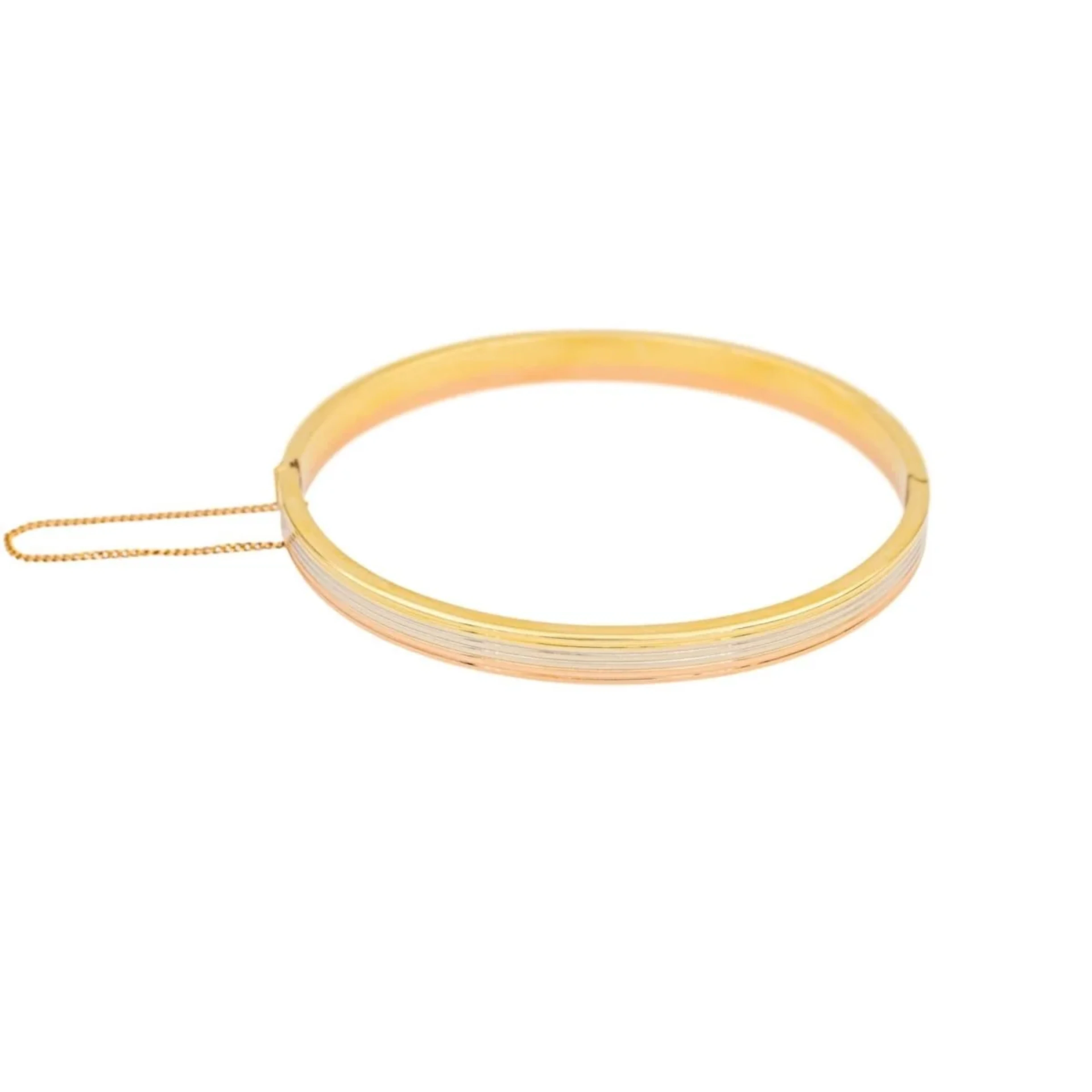 Bracelet Jonc in yellow gold, white gold and rose gold