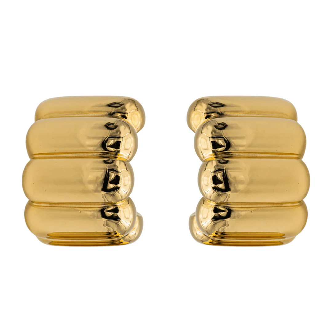 OJ PERRIN Clip-on Earrings in Yellow Gold