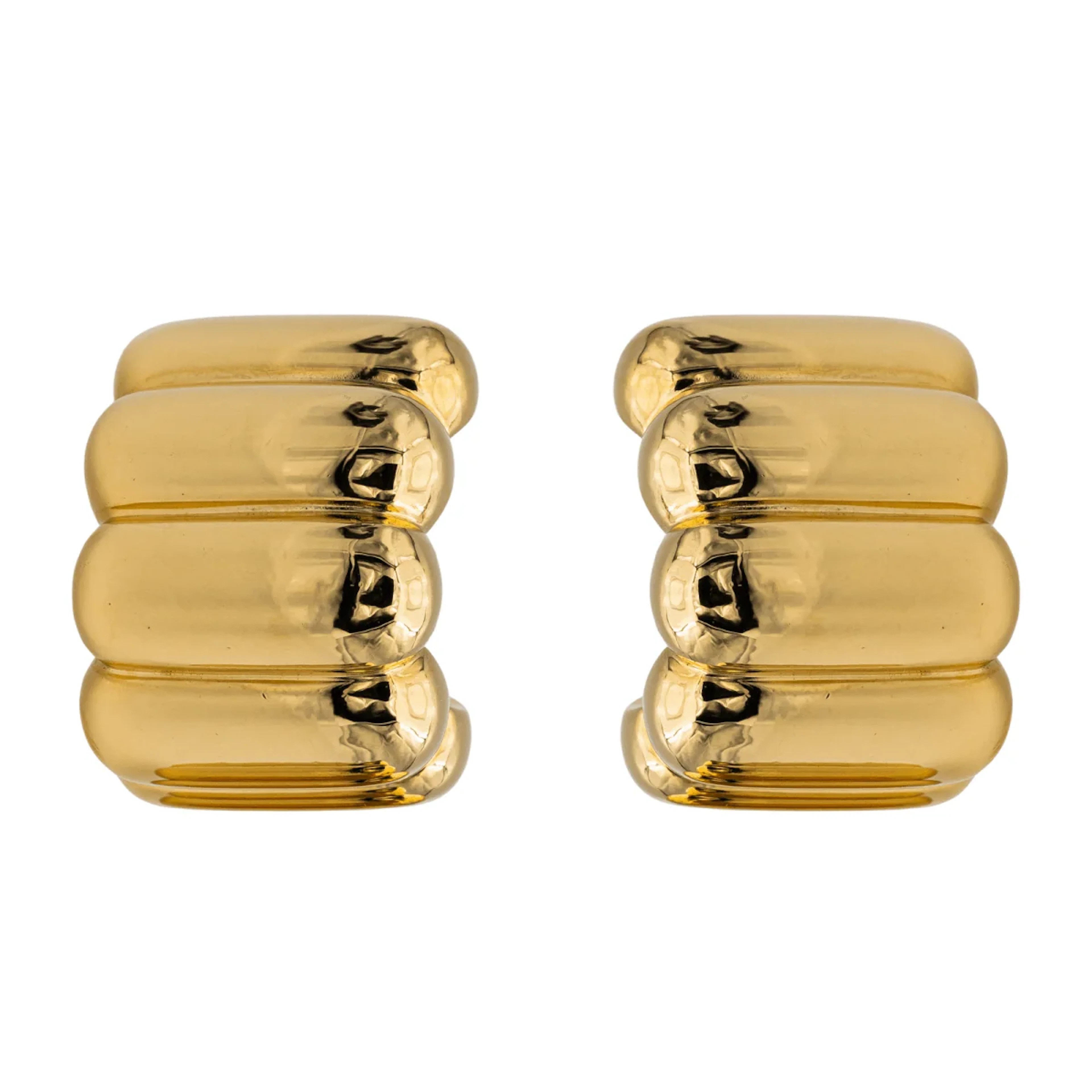 OJ PERRIN Clip-on Earrings in Yellow Gold