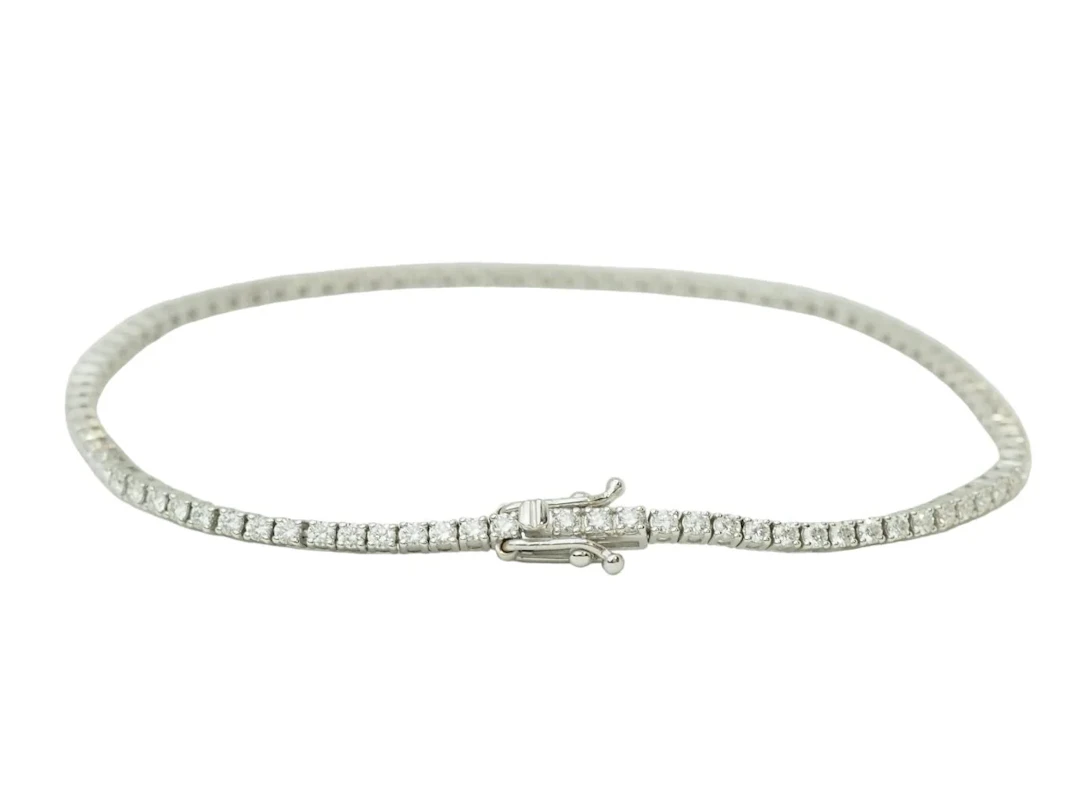 Bracelet Ligne in White gold and Diamonds